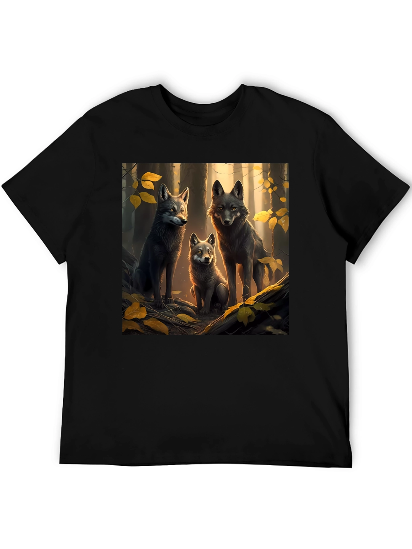 Wolf Pack Forest Graphic Tee