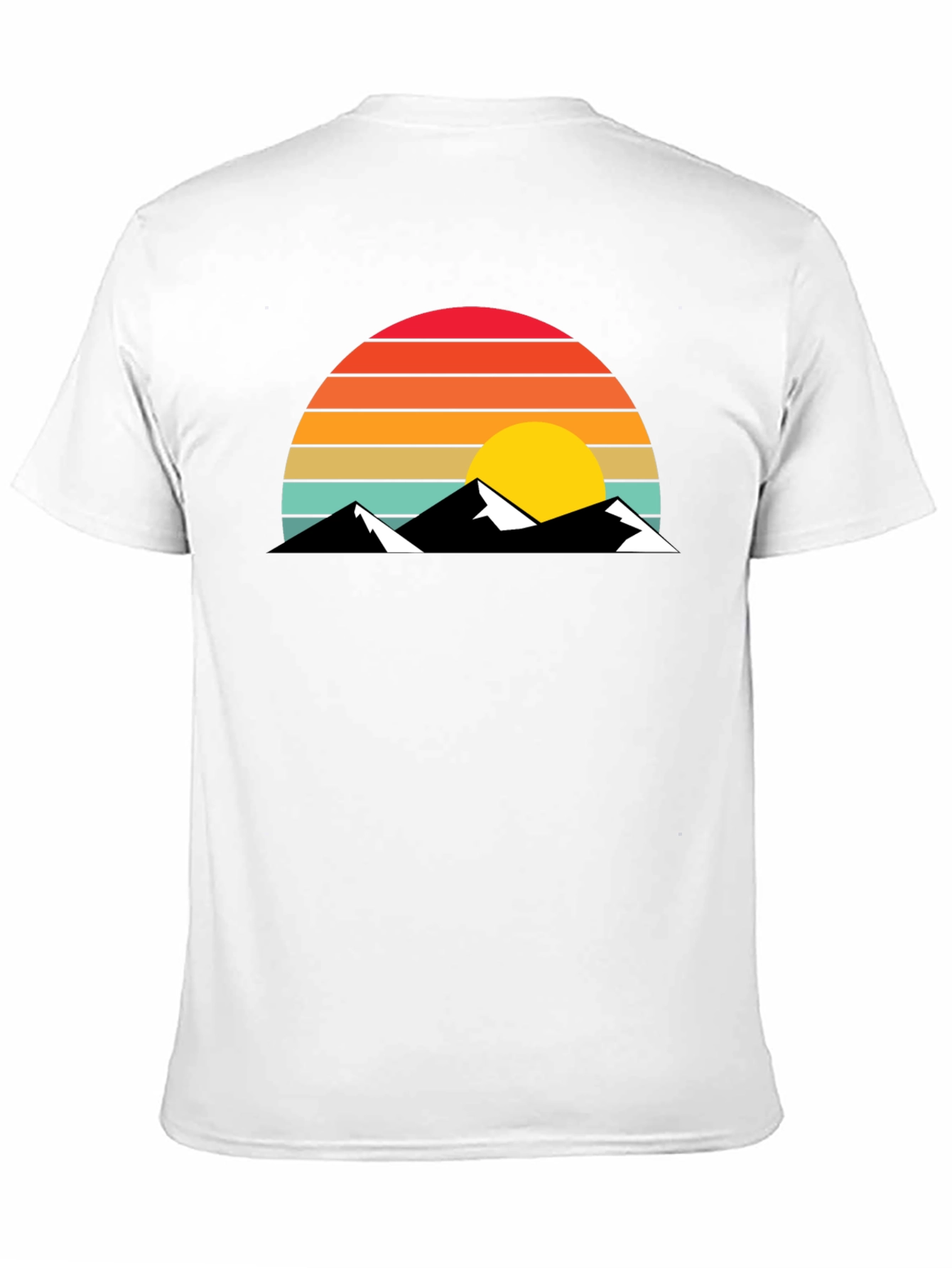 Retro Mountain Sunset T-Shirt