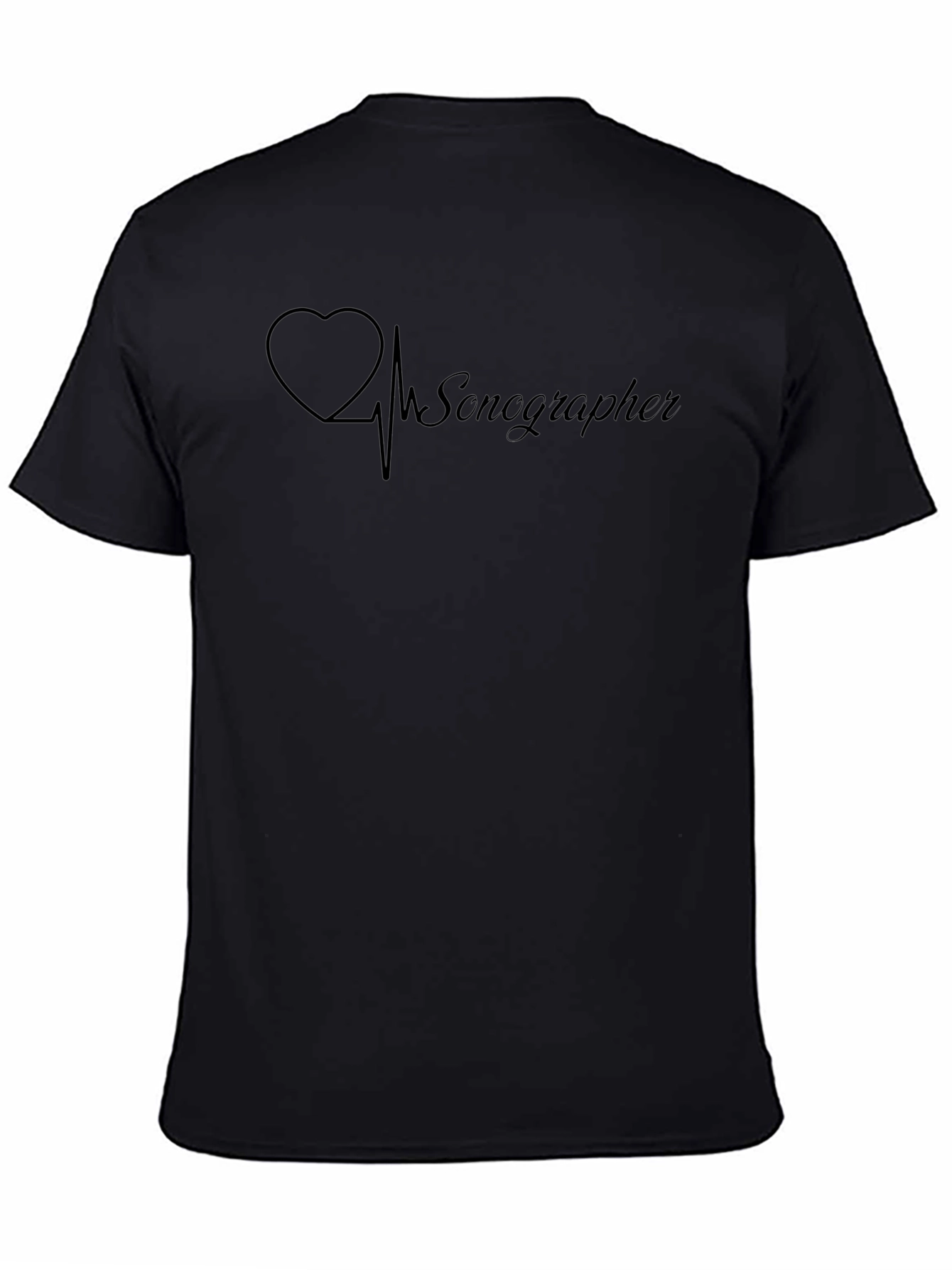 Sonographer Heartbeat T-Shirt - Medical Professional Gift