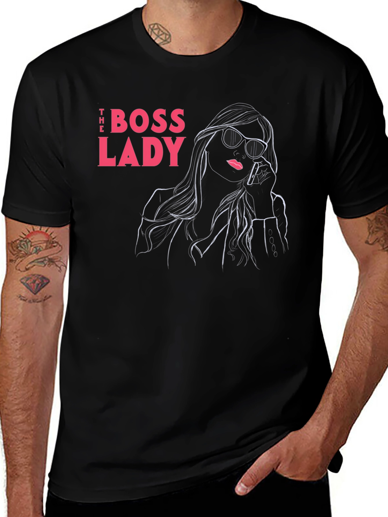 The Boss Lady Graphic T-Shirt - Black