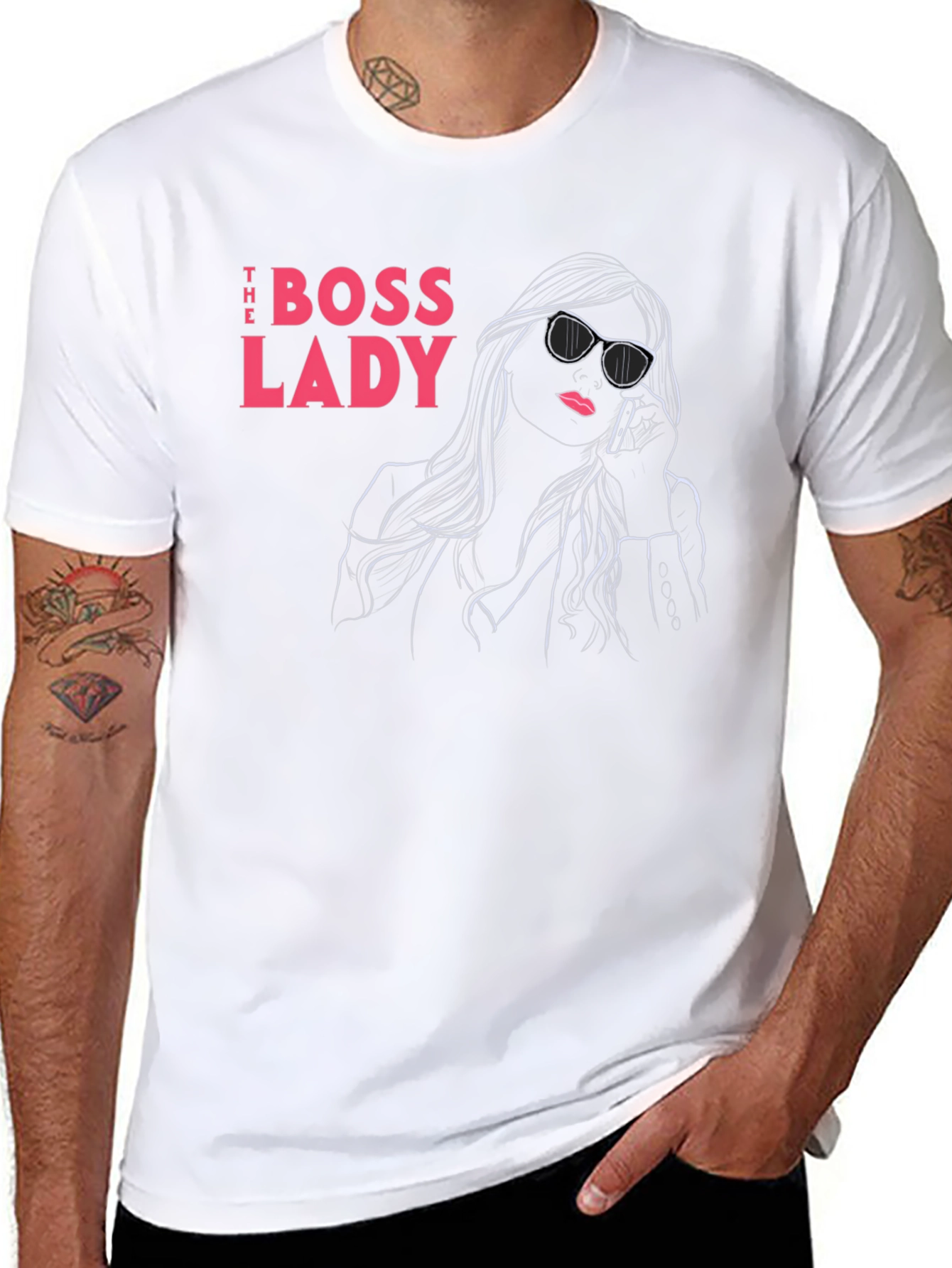 The Boss Lady Graphic T-Shirt - Black