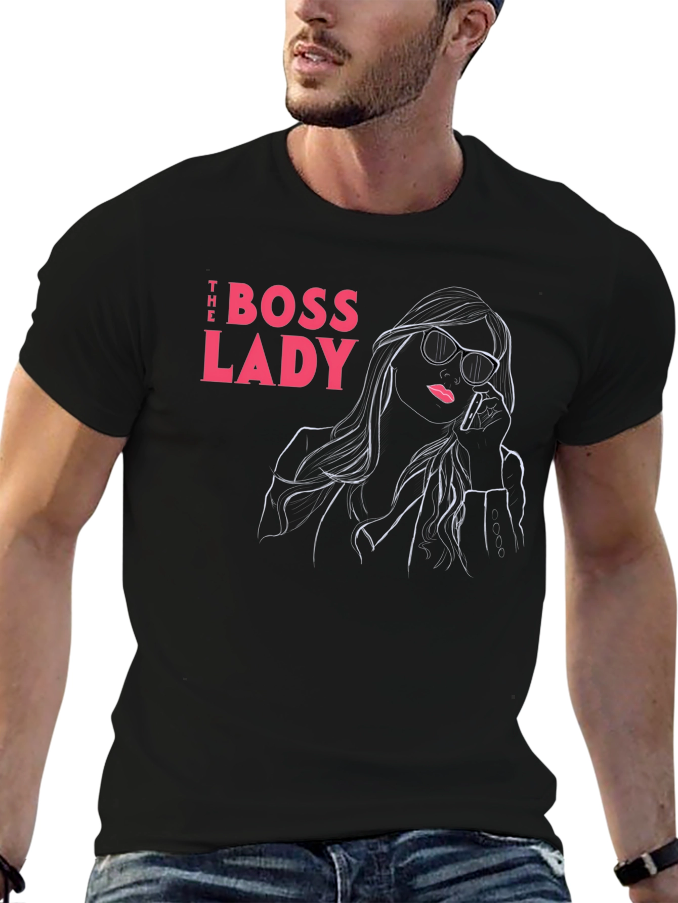The Boss Lady Graphic T-Shirt - Black