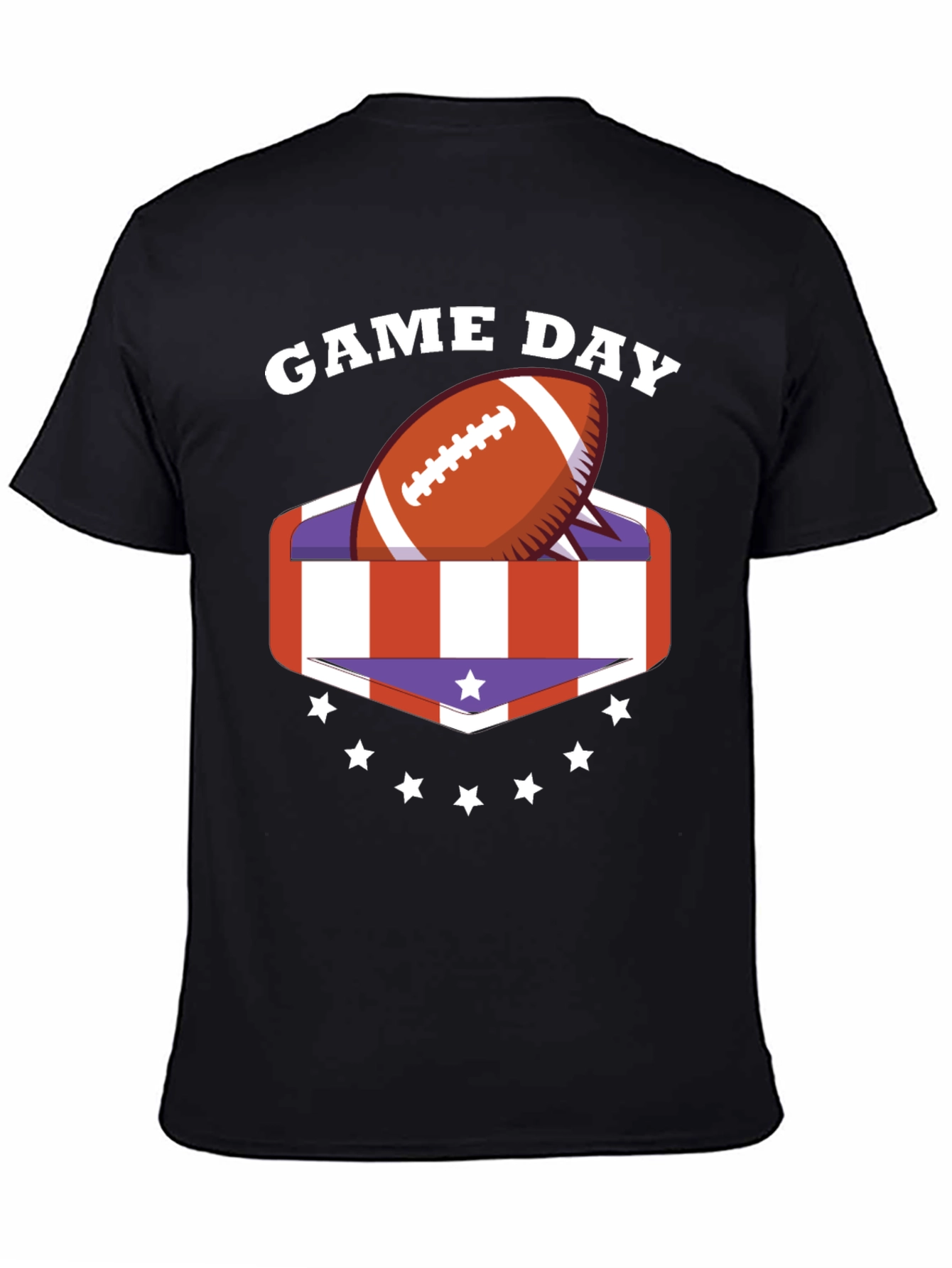 Game Day Football Patriotic T-Shirt