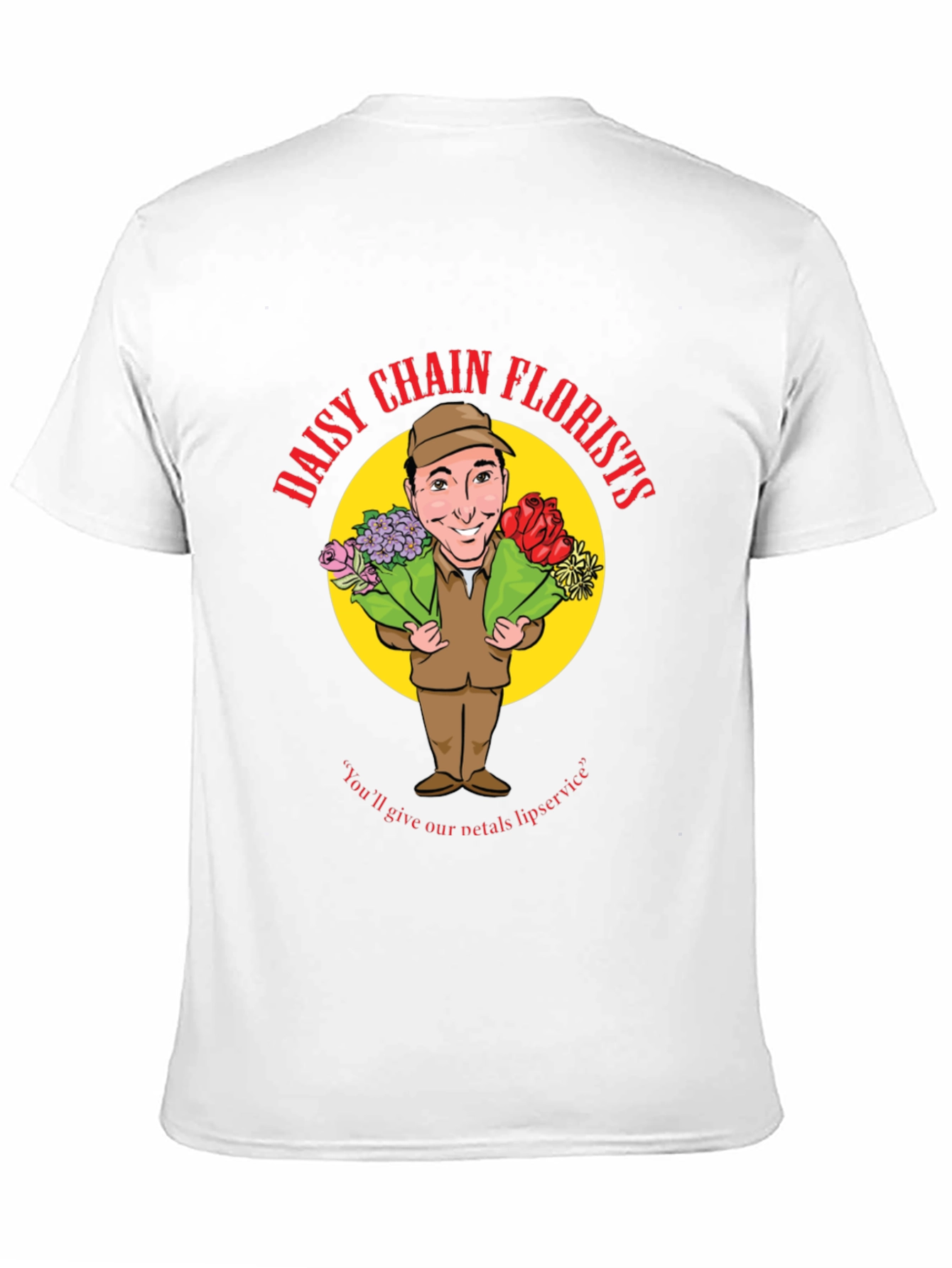 Daisy Chain Florists Black Graphic T-Shirt