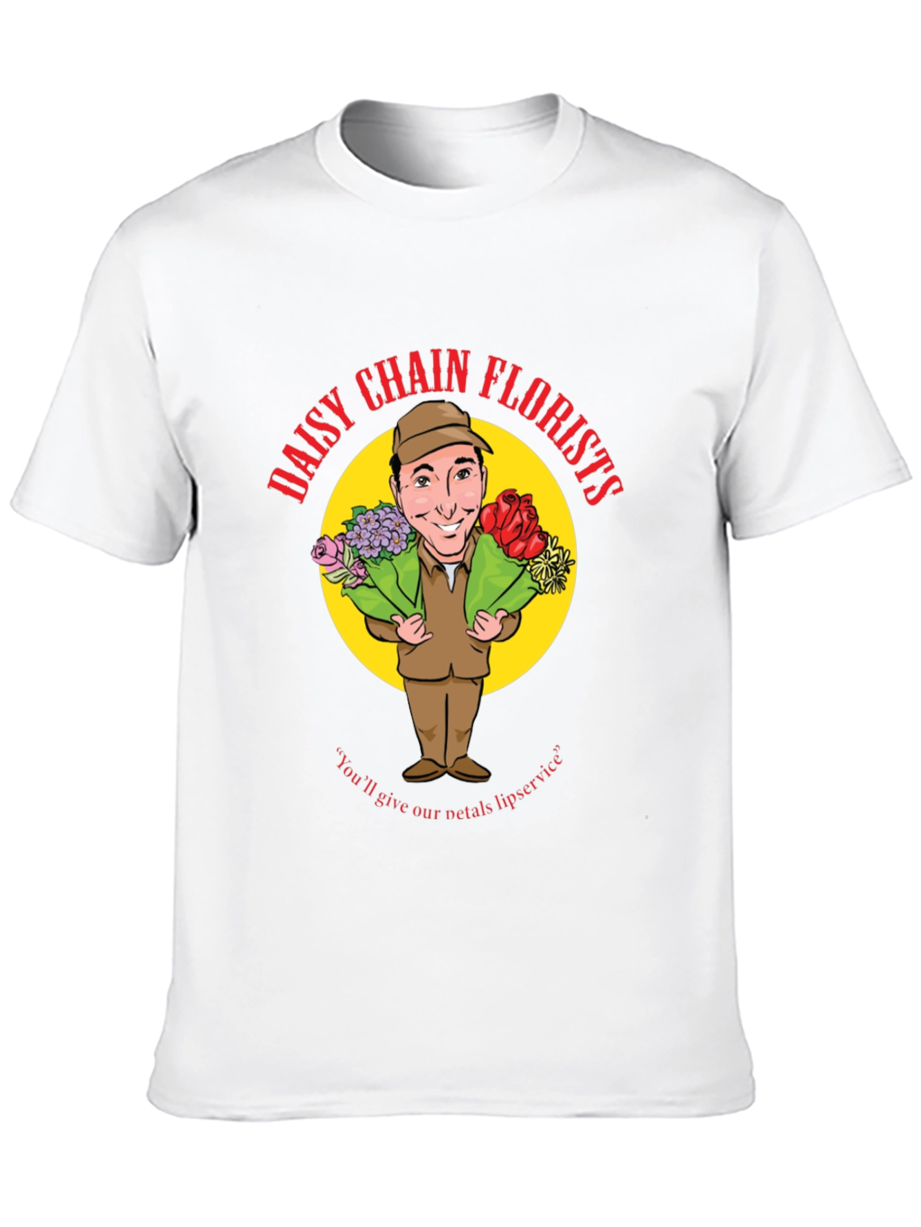 Daisy Chain Florists Black Graphic T-Shirt