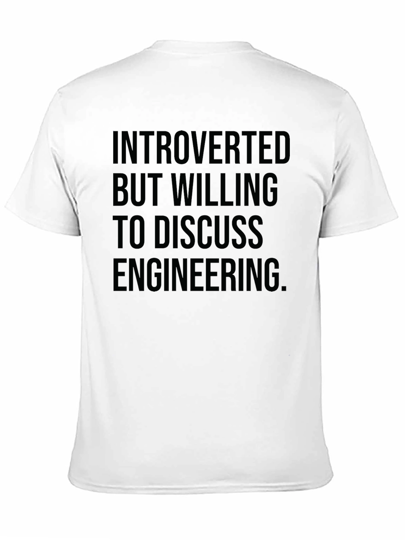 Introverted Engineer T-Shirt: Funny Engineering Tee