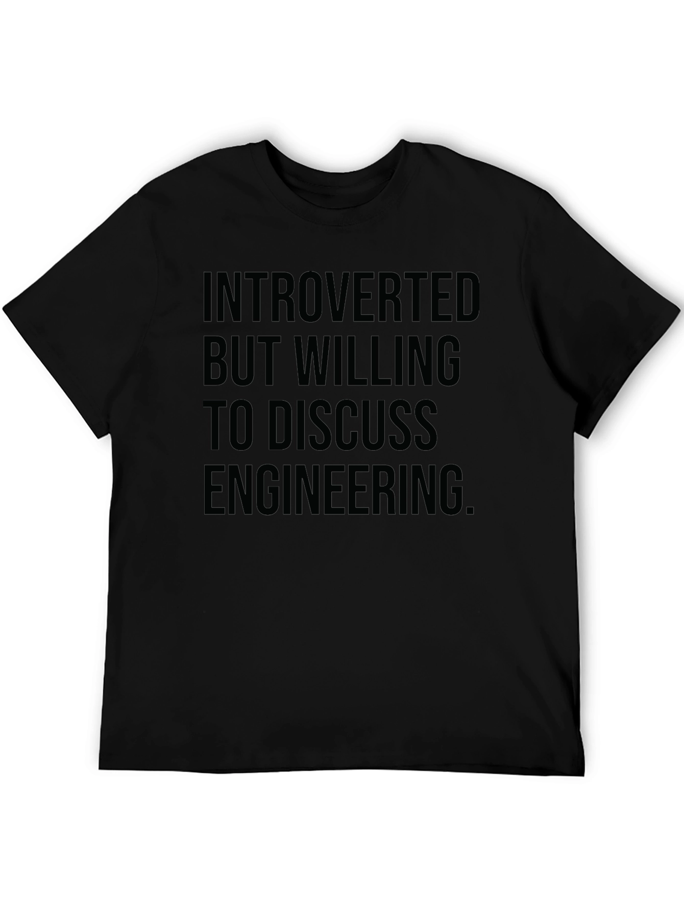Introverted Engineer T-Shirt: Funny Engineering Tee