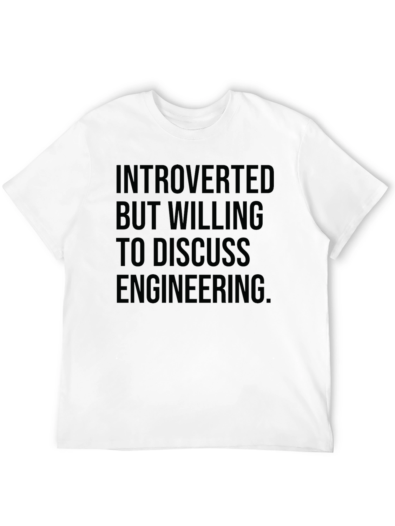 Introverted Engineer T-Shirt: Funny Engineering Tee