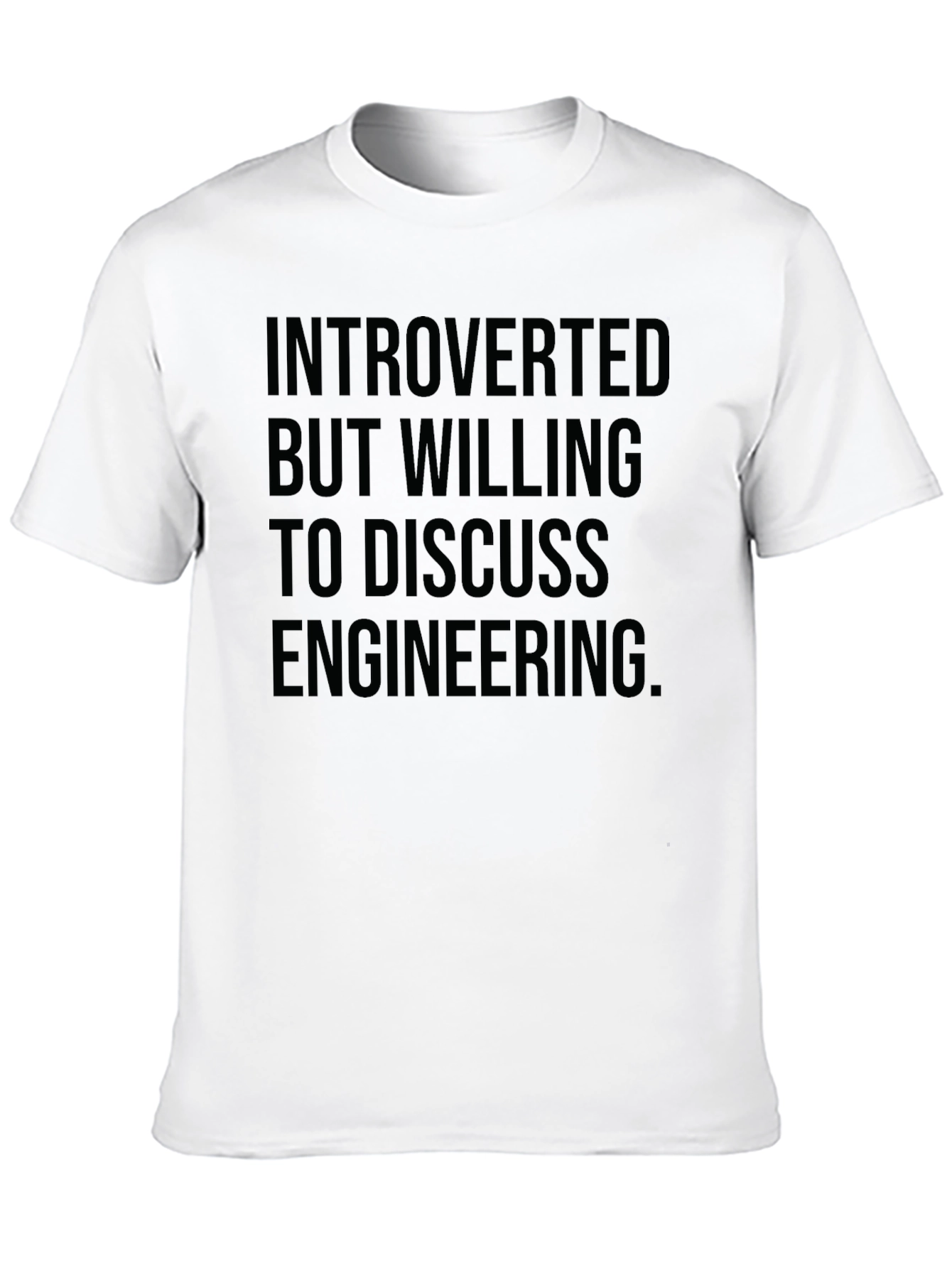 Introverted Engineer T-Shirt: Funny Engineering Tee