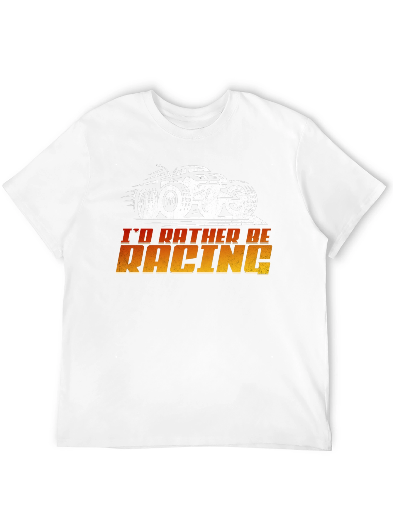 Id Rather Be Racing Black Graphic Tee