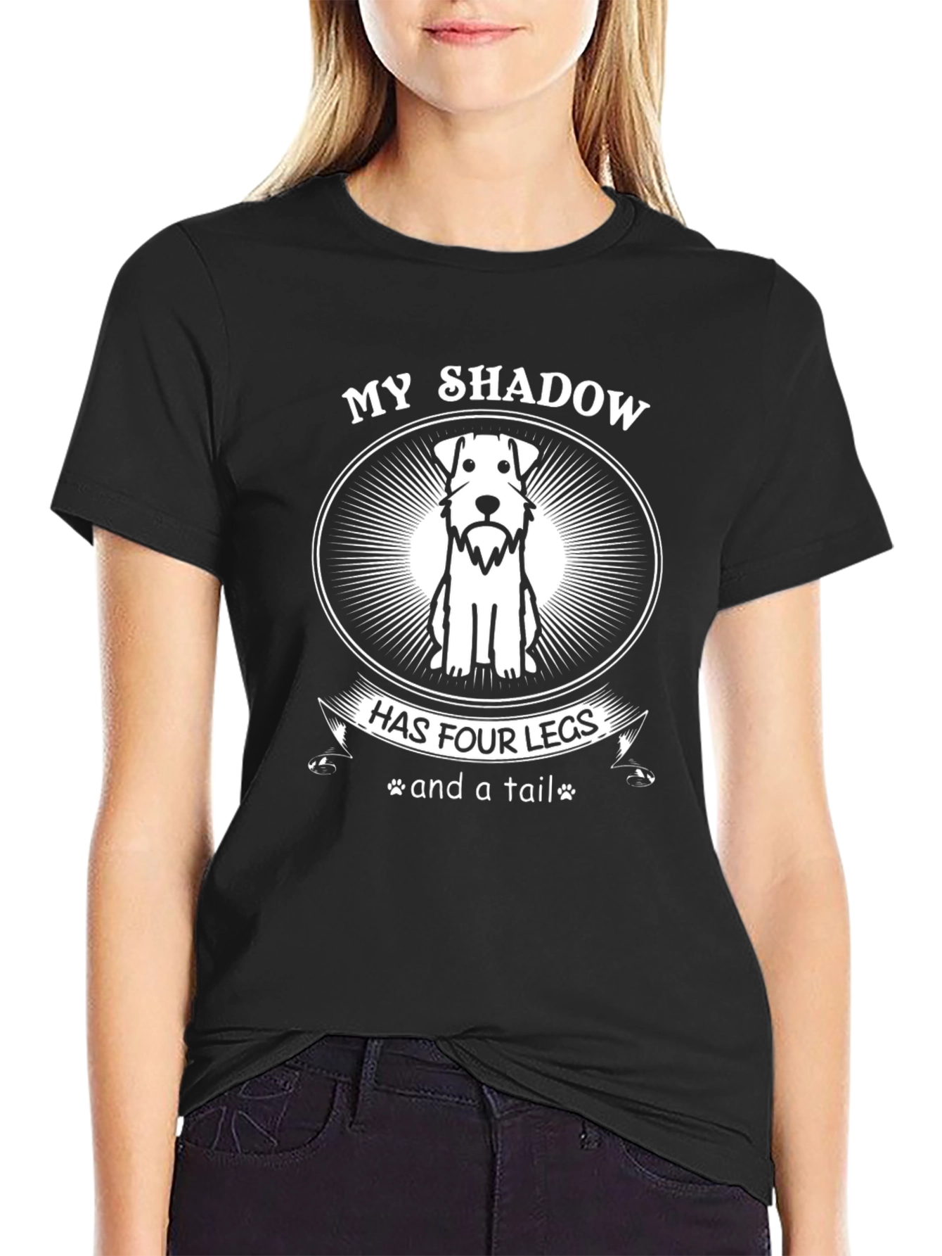 My Shadow Dog T-Shirt: Four Legs & a Tail
