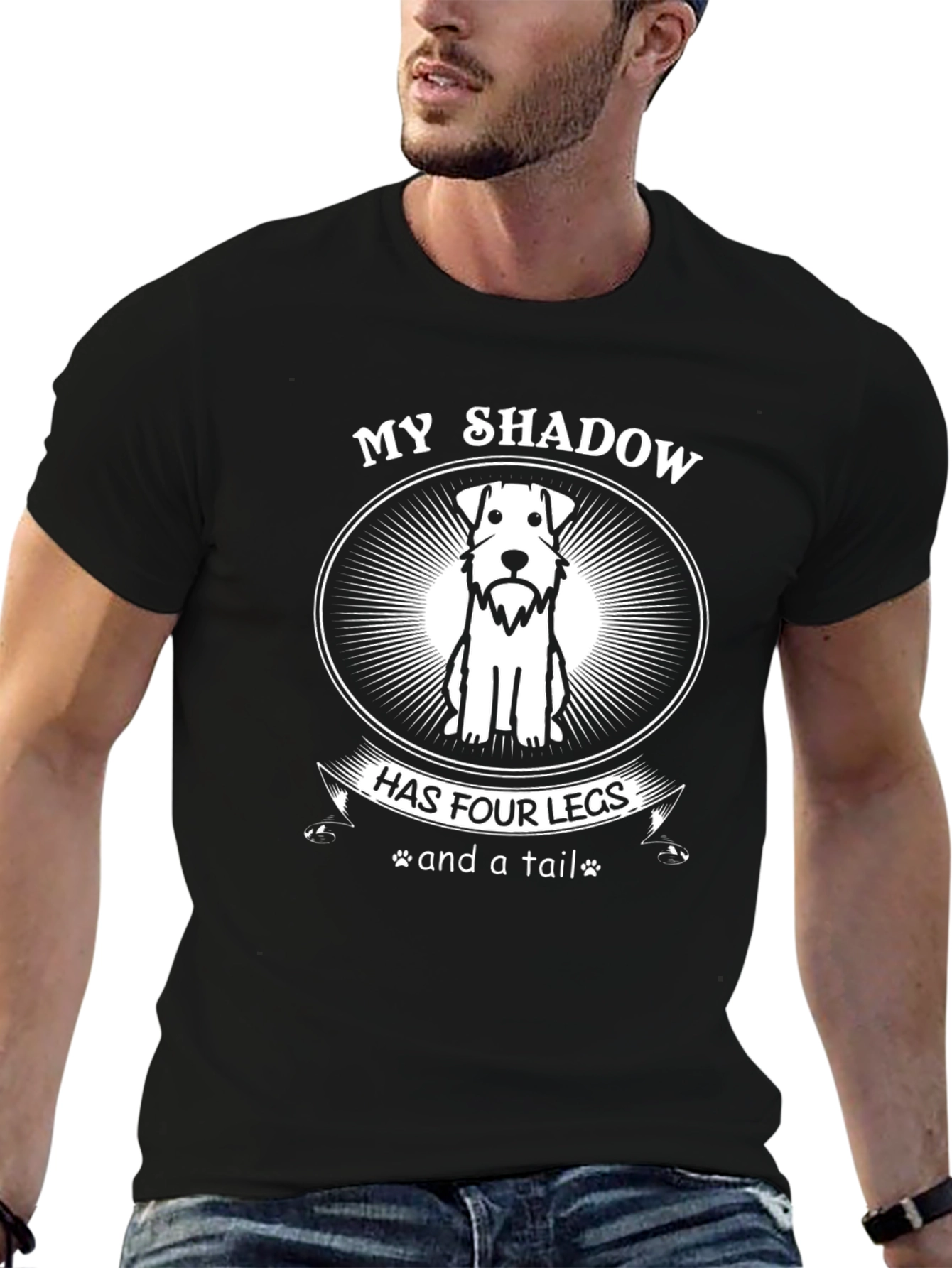 My Shadow Dog T-Shirt: Four Legs & a Tail