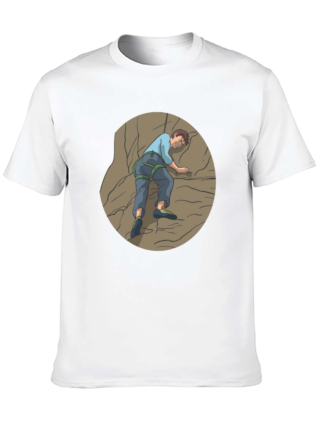Rock Climbing Graphic Tee - Adventure Time!