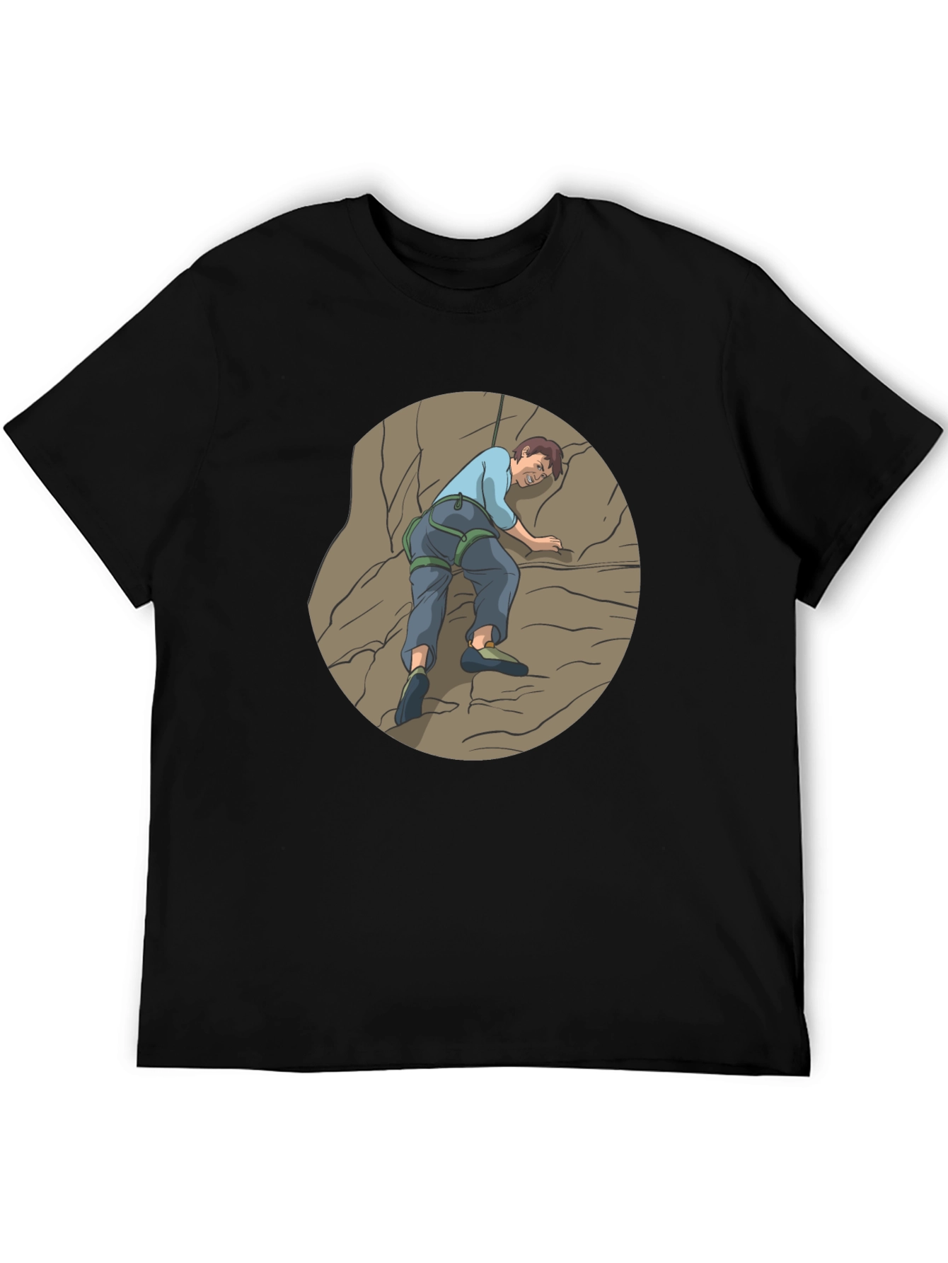 Rock Climbing Graphic Tee - Adventure Time!