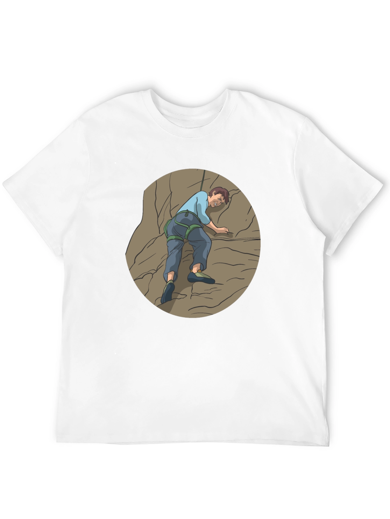 Rock Climbing Graphic Tee - Adventure Time!