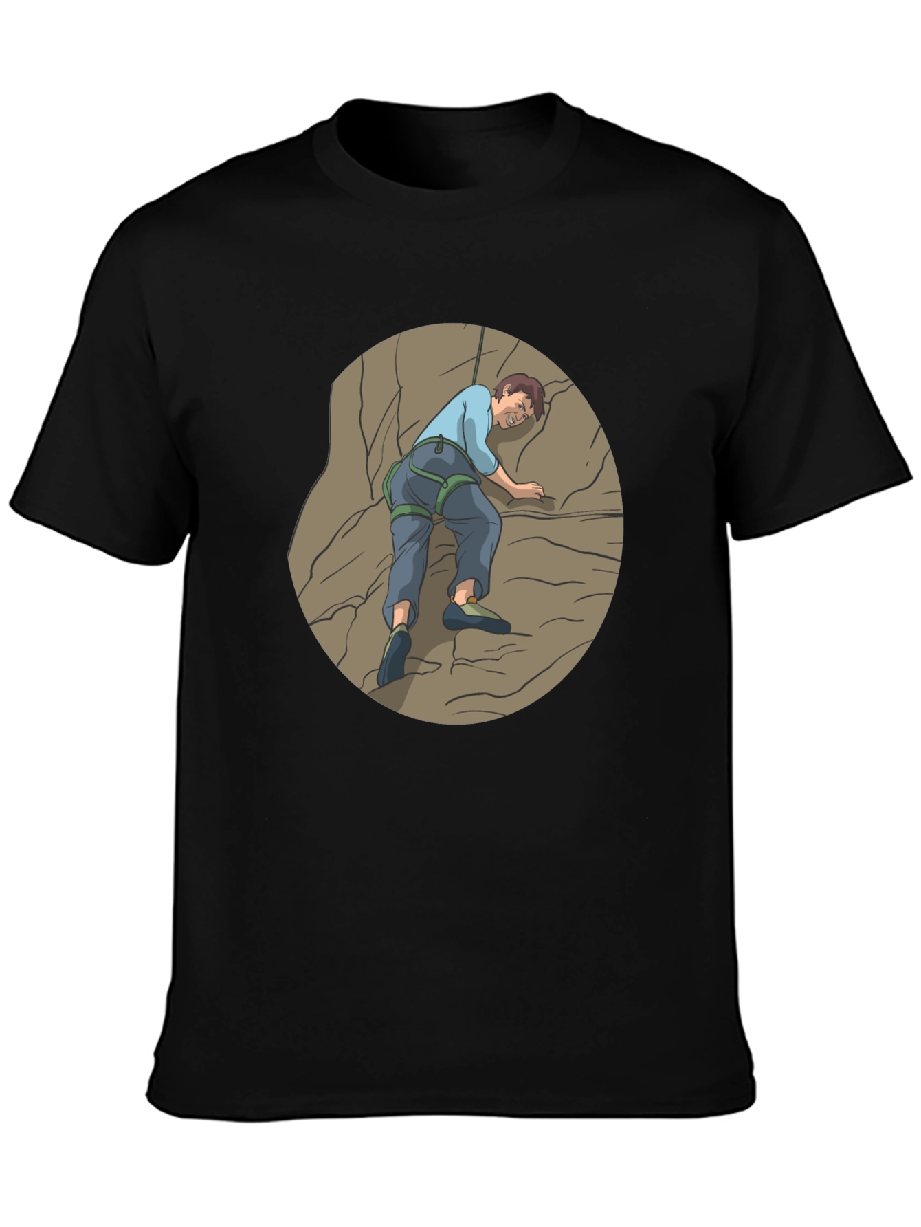 Rock Climbing Graphic Tee - Adventure Time!