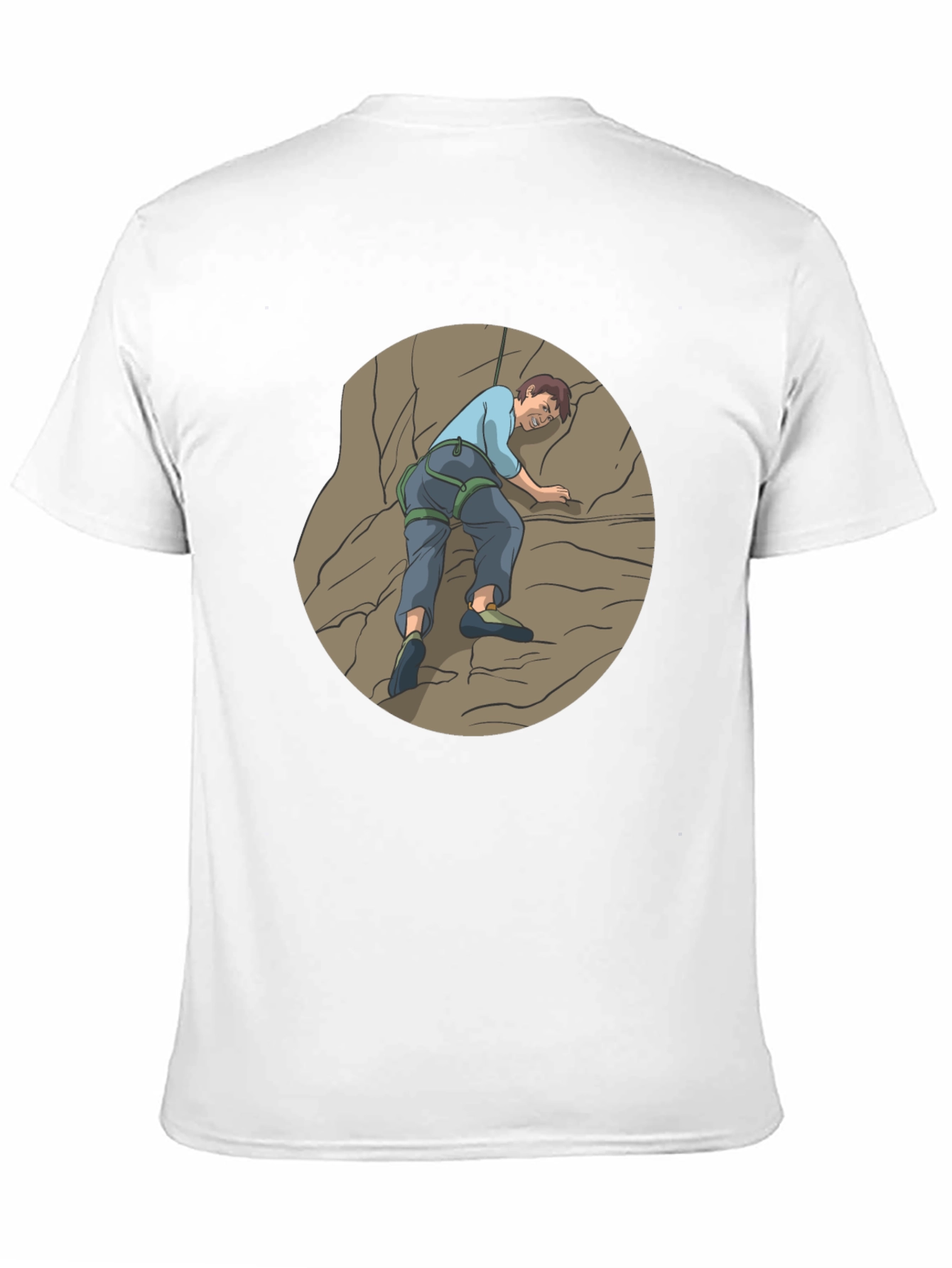 Rock Climbing Graphic Tee - Adventure Time!