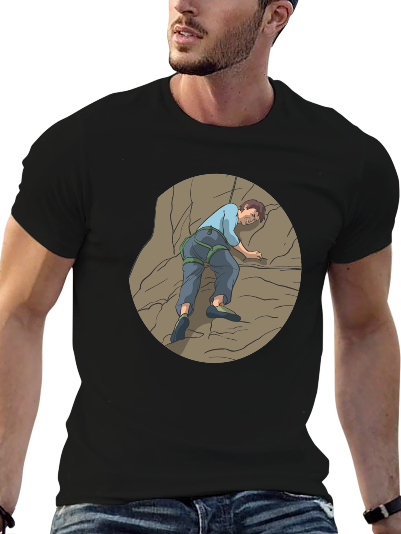 Rock Climbing Graphic Tee - Adventure Time!