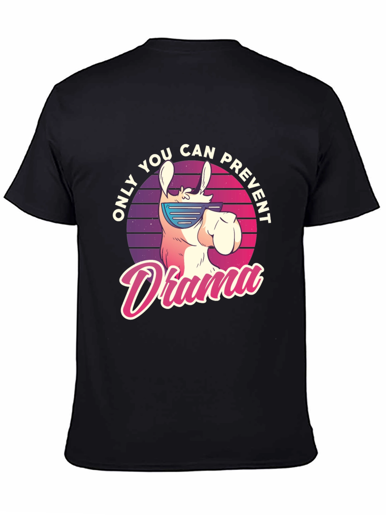 Llama Drama Prevention T-Shirt - Cool Animal Tee