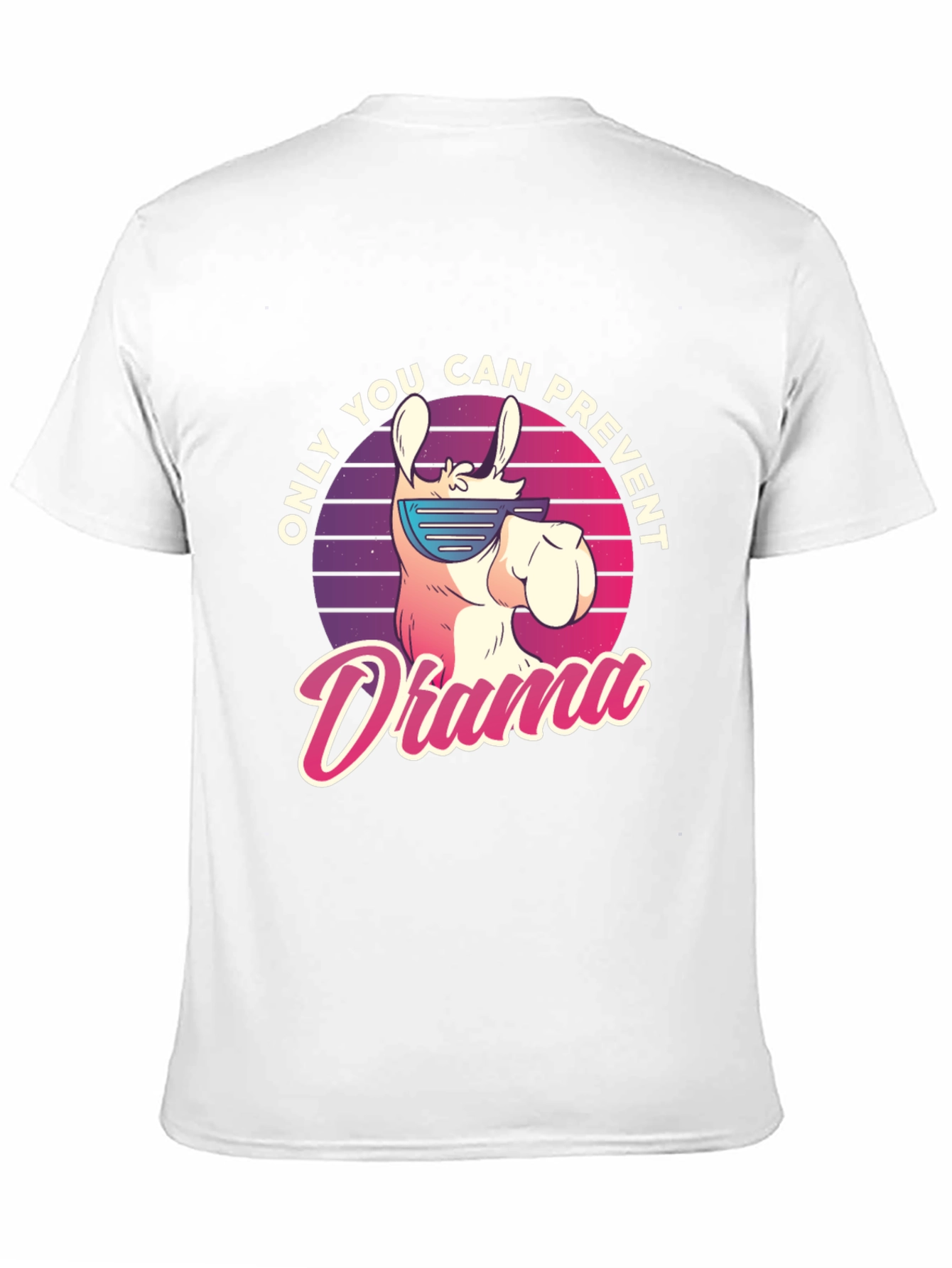 Llama Drama Prevention T-Shirt - Cool Animal Tee