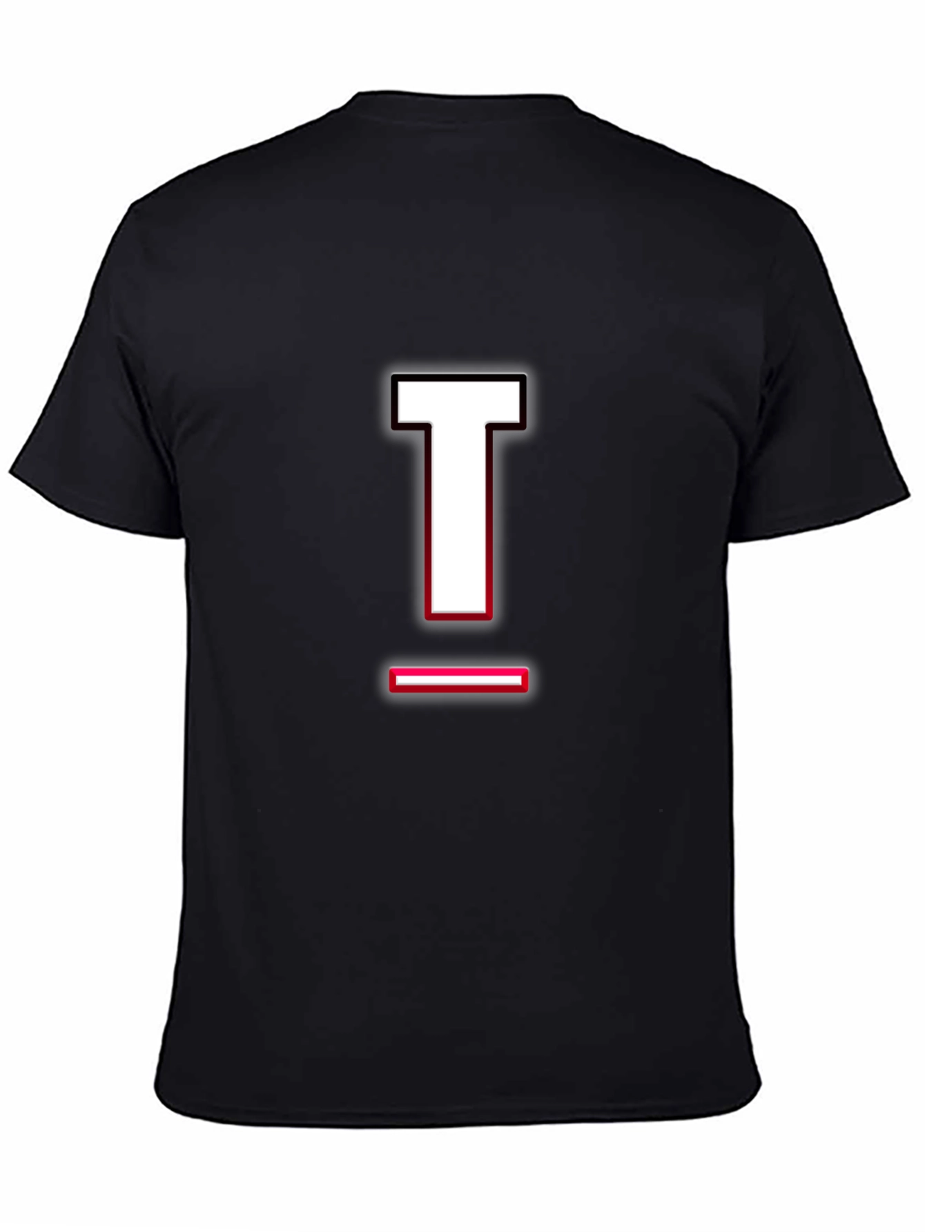 Bold Letter T Graphic Tee - Stylish Casual Wear