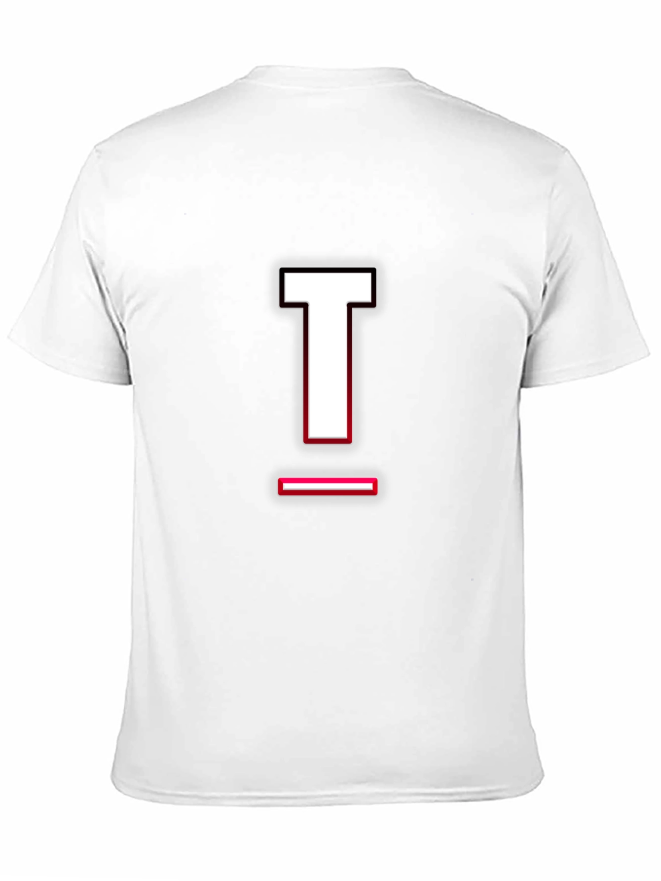 Bold Letter T Graphic Tee - Stylish Casual Wear