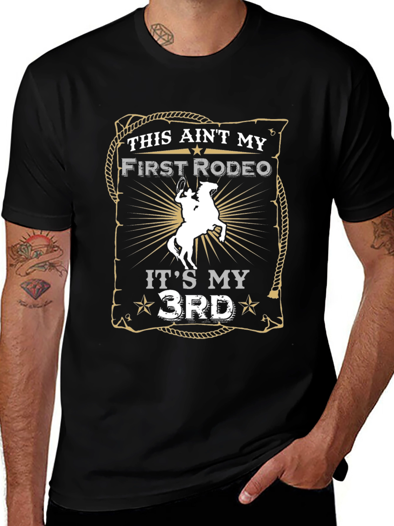 Rodeo Graphic T-Shirt - Its My 3rd Rodeo
