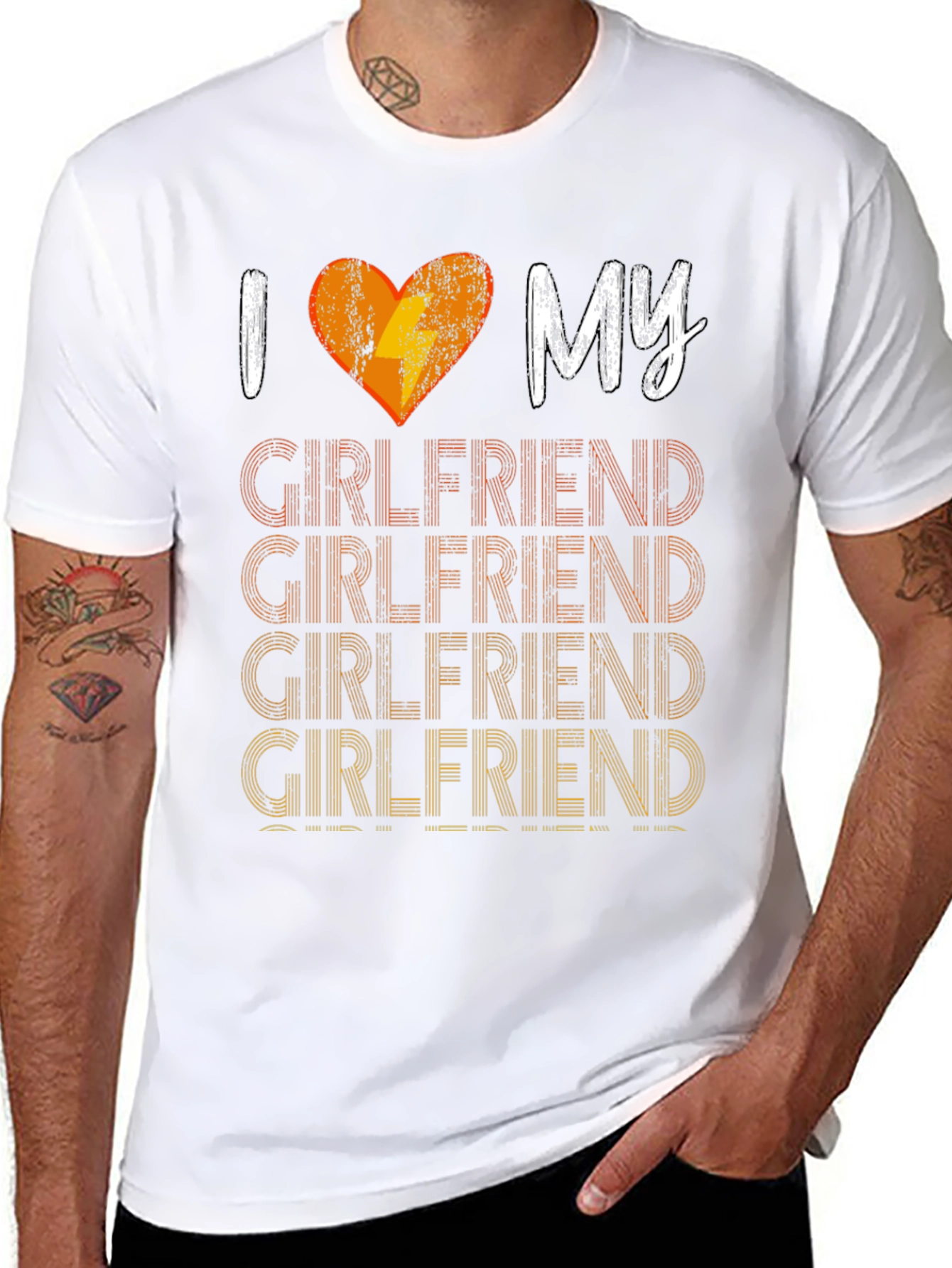 I Heart My Girlfriend T-Shirt - Funny Gift