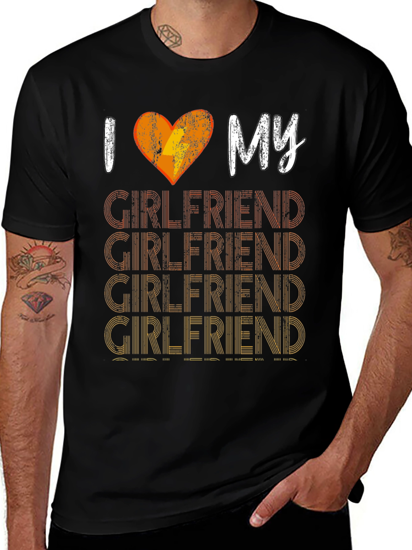 I Heart My Girlfriend T-Shirt - Funny Gift
