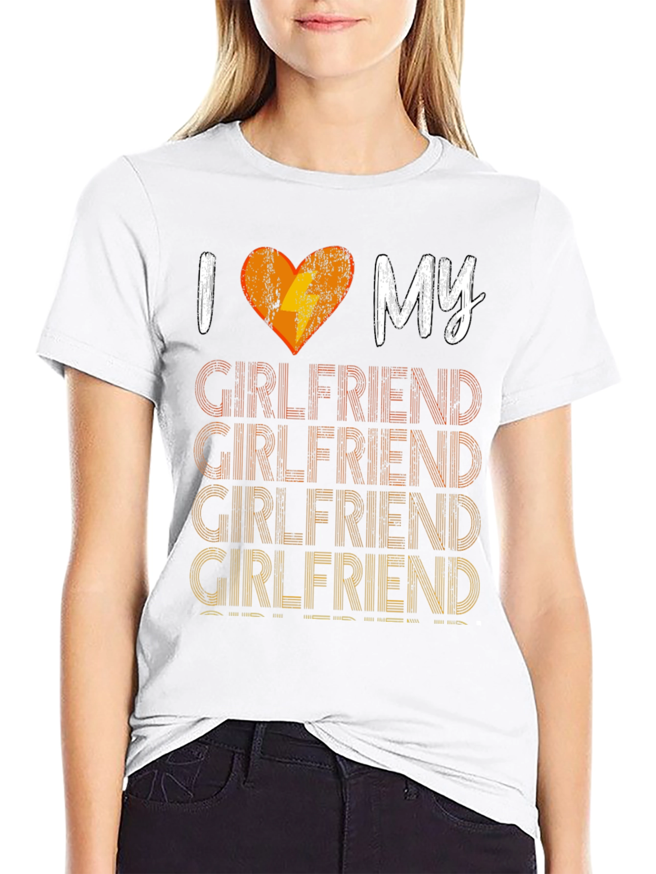 I Heart My Girlfriend T-Shirt - Funny Gift