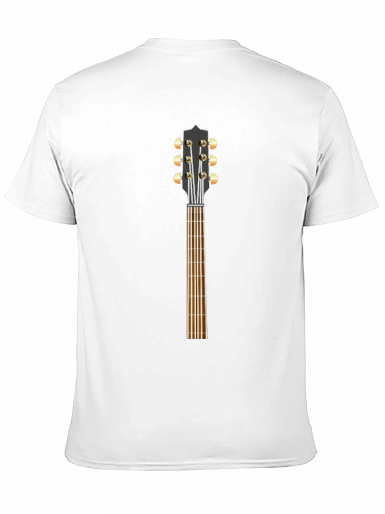 Guitar Neck Graphic Tee - Musician Style