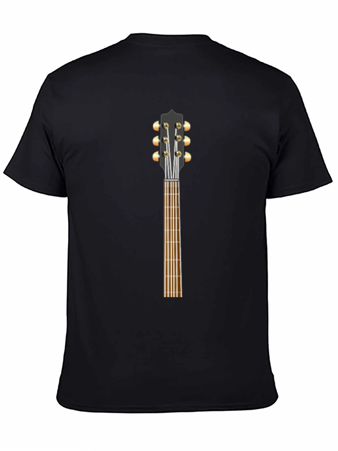 Guitar Neck Graphic Tee - Musician Style