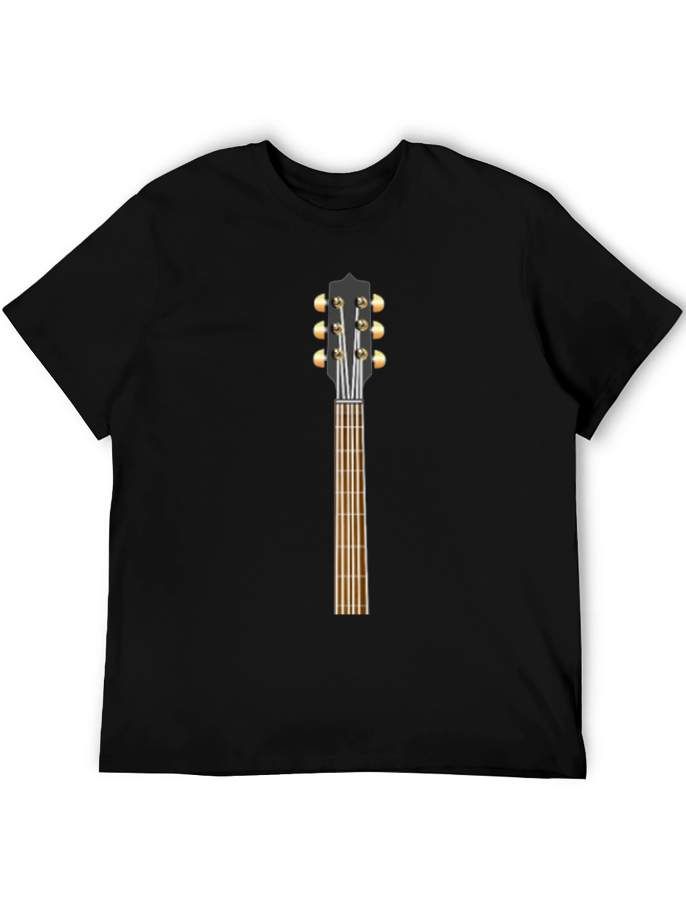 Guitar Neck Graphic Tee - Musician Style
