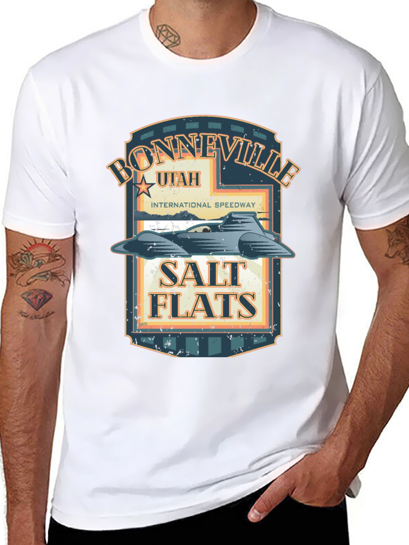 Bonneville Salt Flats T-Shirt - International Speedway Tee