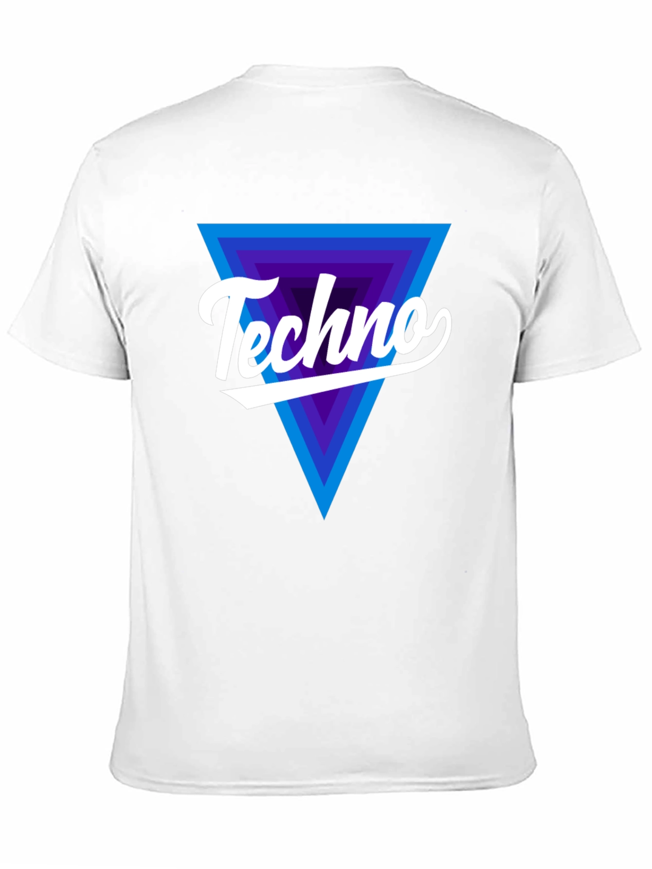 Techno Retro Triangle T-Shirt - EDM Rave Music Tee