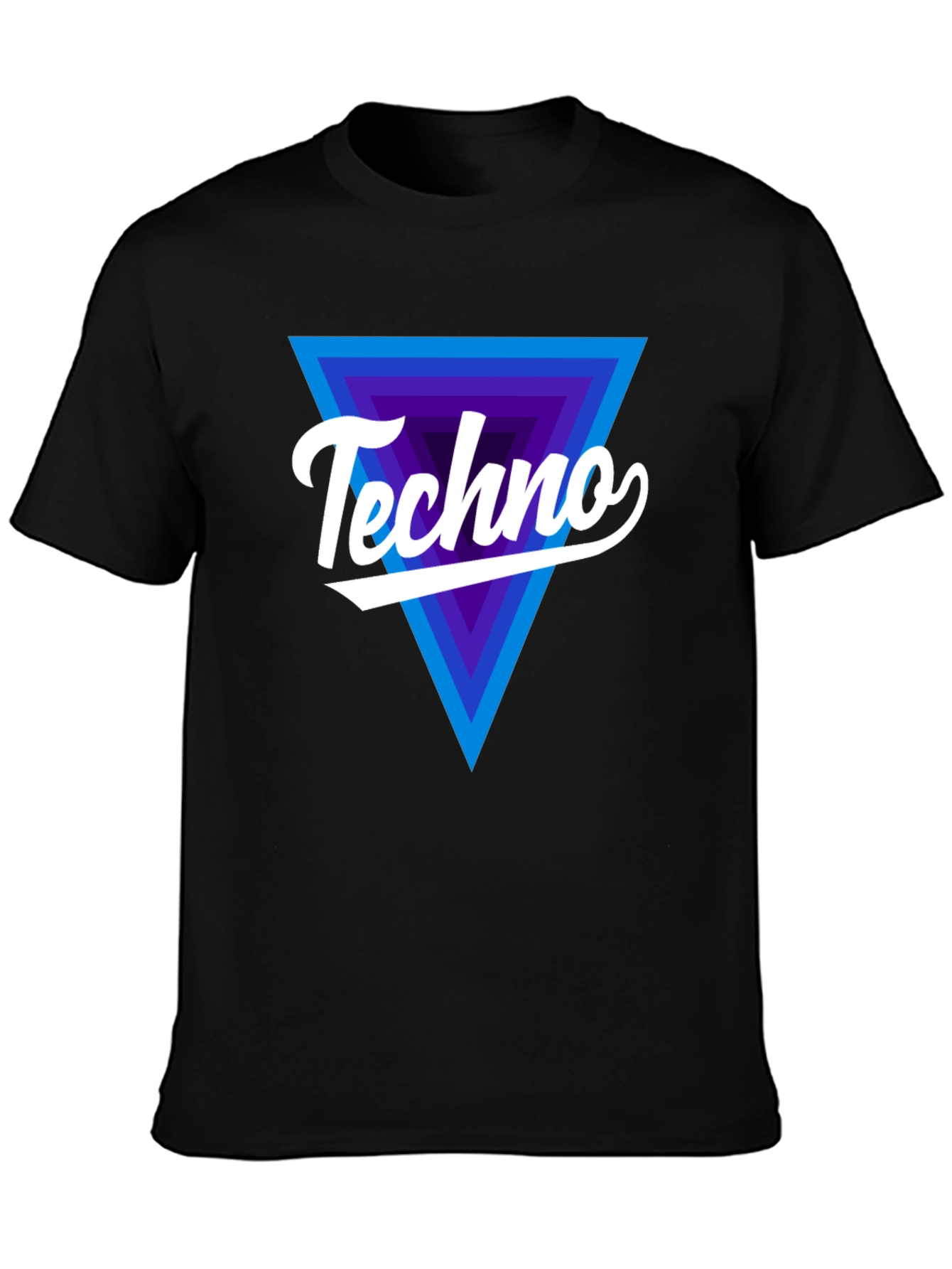 Techno Retro Triangle T-Shirt - EDM Rave Music Tee