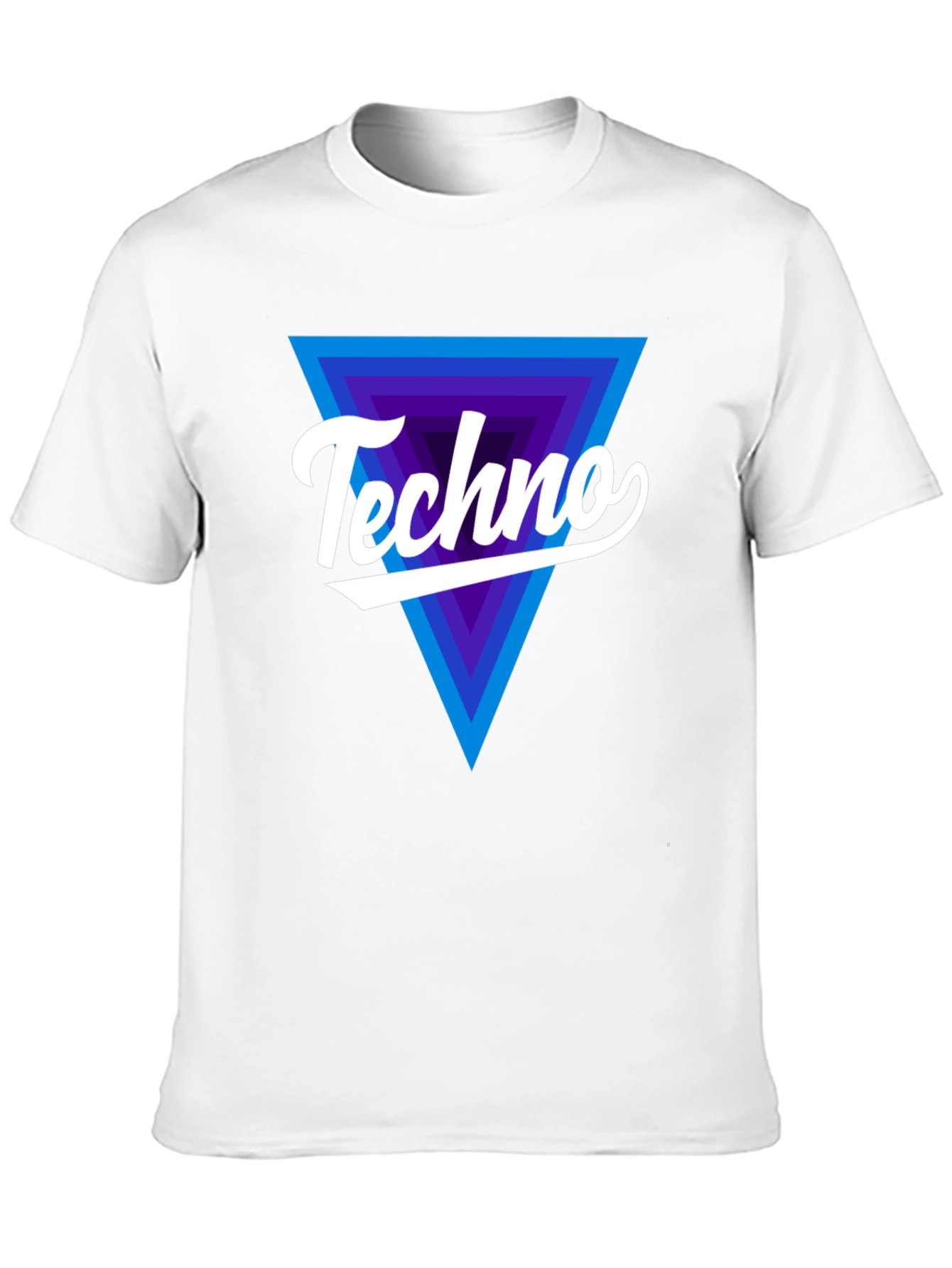 Techno Retro Triangle T-Shirt - EDM Rave Music Tee