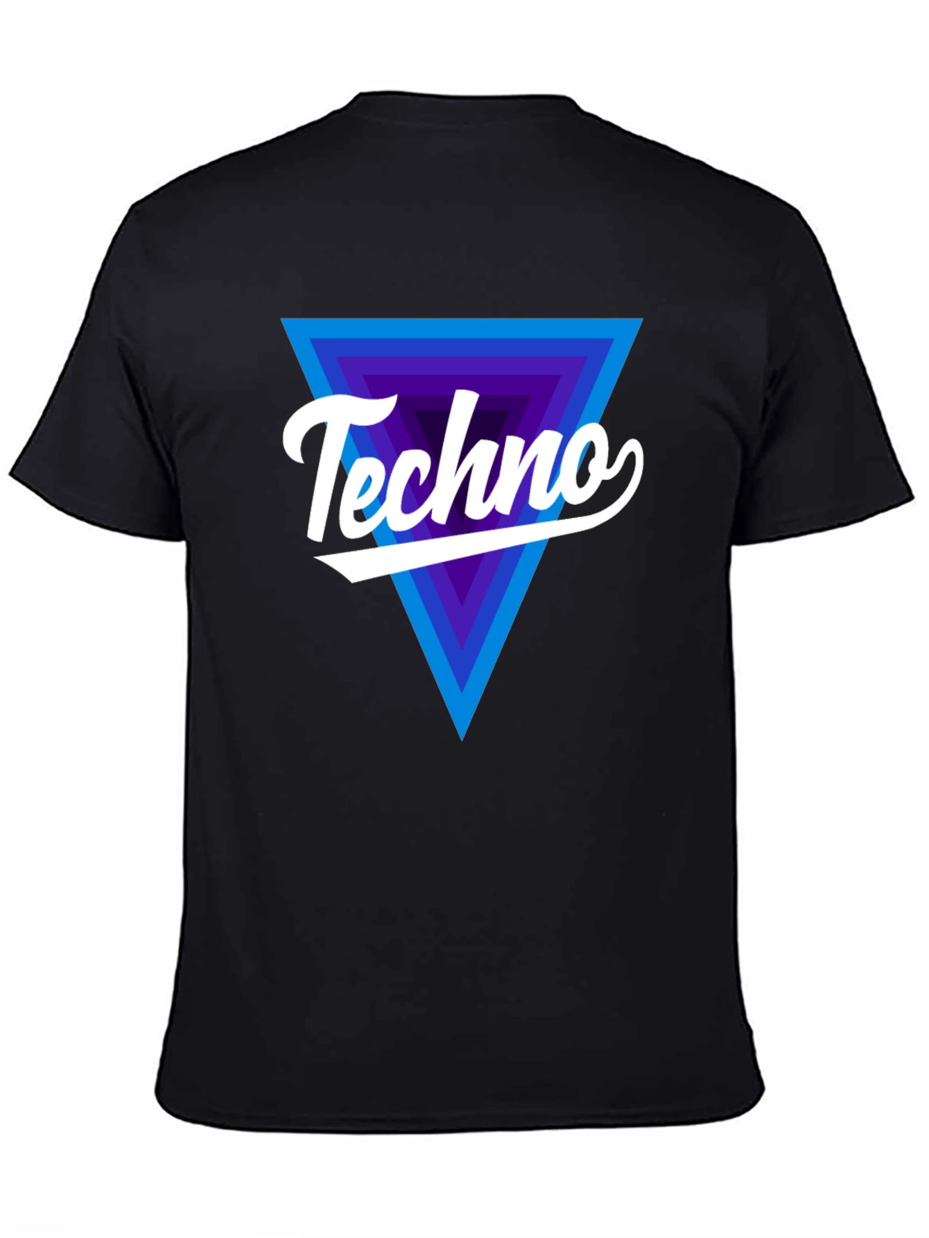 Techno Retro Triangle T-Shirt - EDM Rave Music Tee