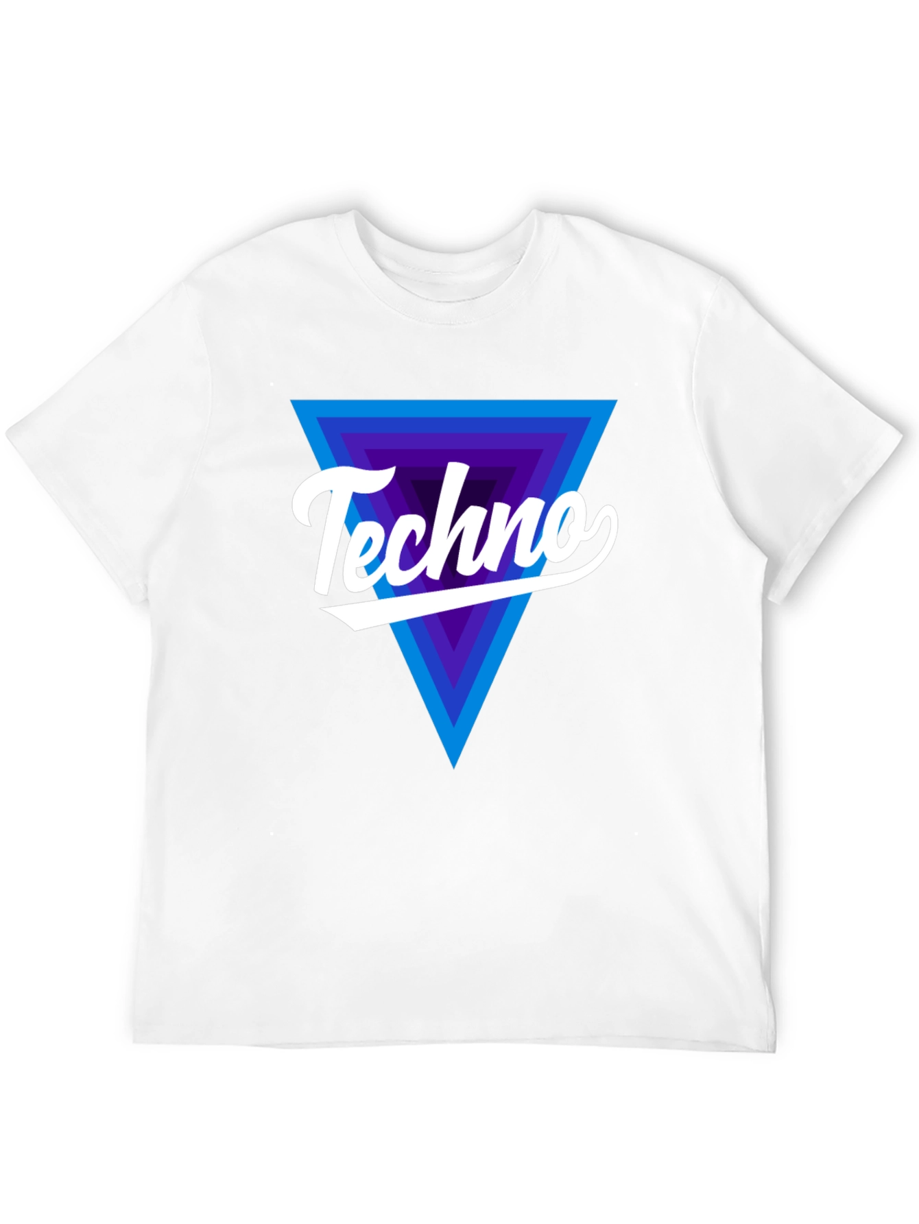Techno Retro Triangle T-Shirt - EDM Rave Music Tee