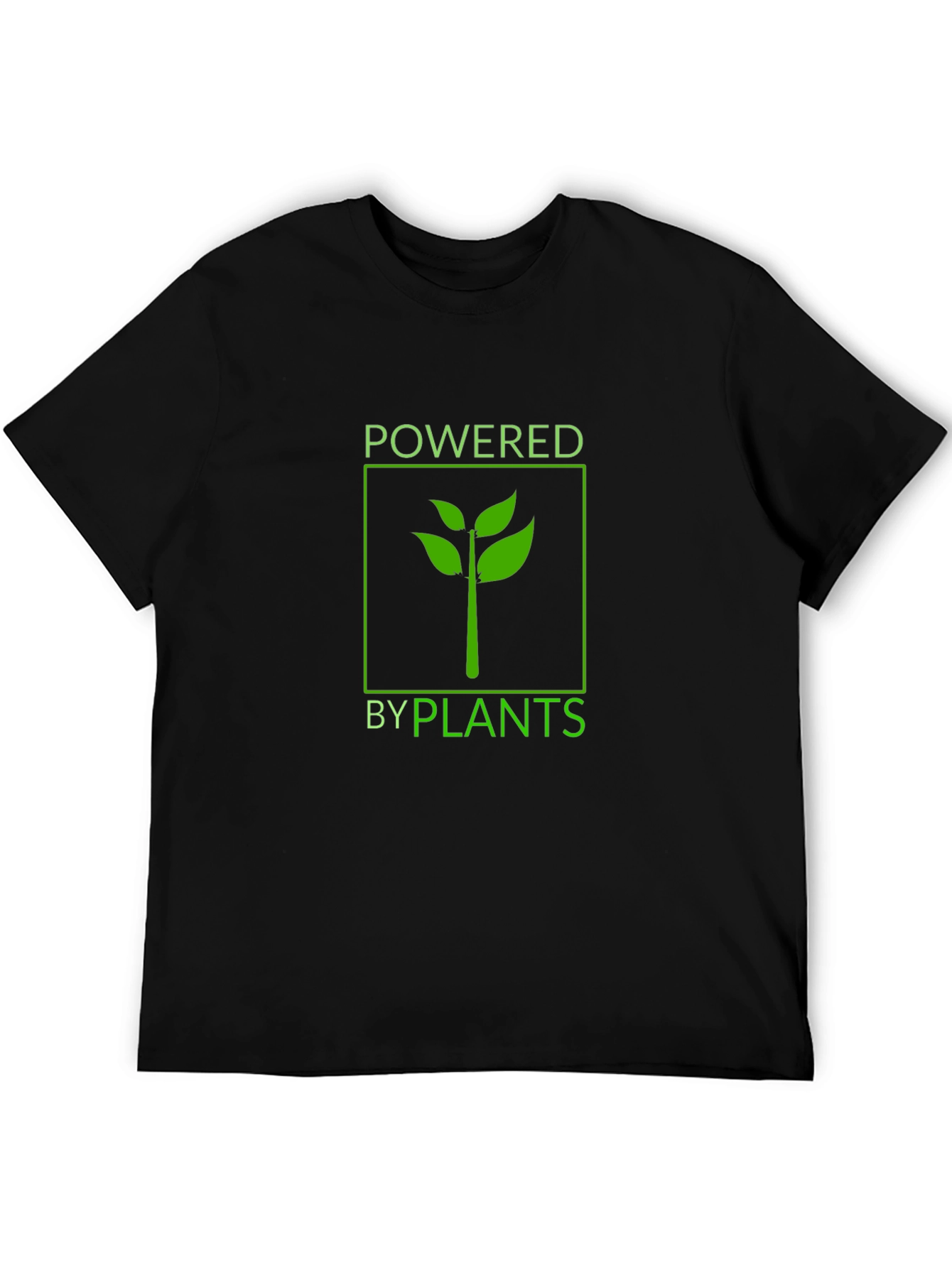 Powered by Plants Black Graphic Tee