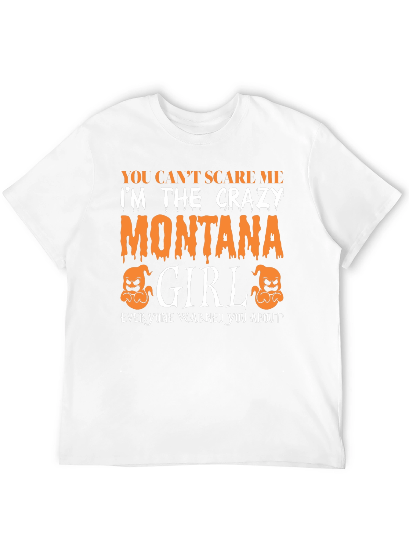 Crazy Montana Girl Halloween T-Shirt