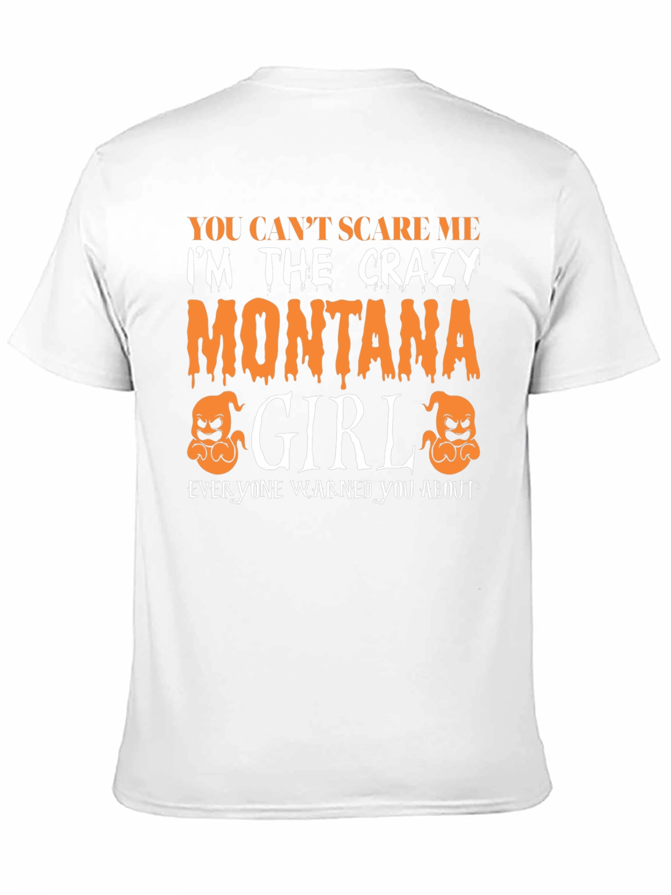 Crazy Montana Girl Halloween T-Shirt