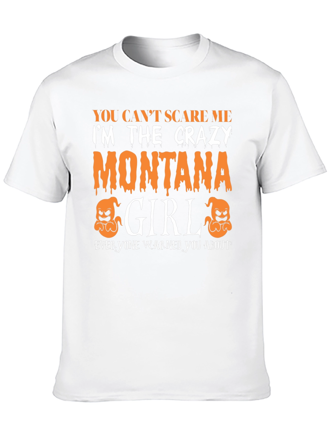 Crazy Montana Girl Halloween T-Shirt
