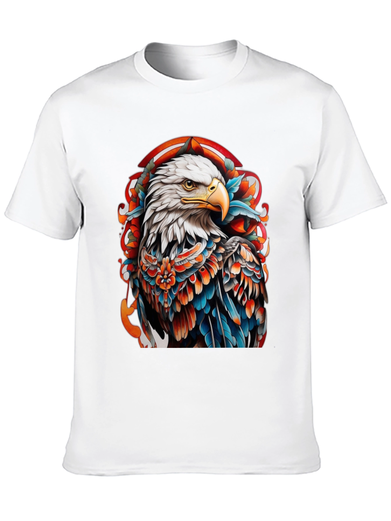 Eagle Tattoo Graphic Tee - Classic Black T-Shirt