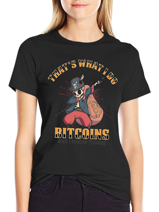 Bitcoin Trader T-Shirt Crypto Design Tee