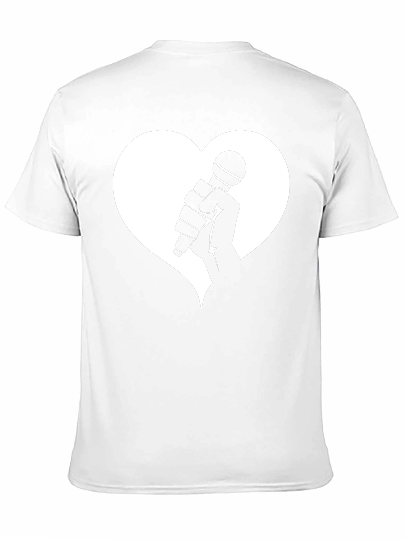 Heart & Mic Graphic T-Shirt