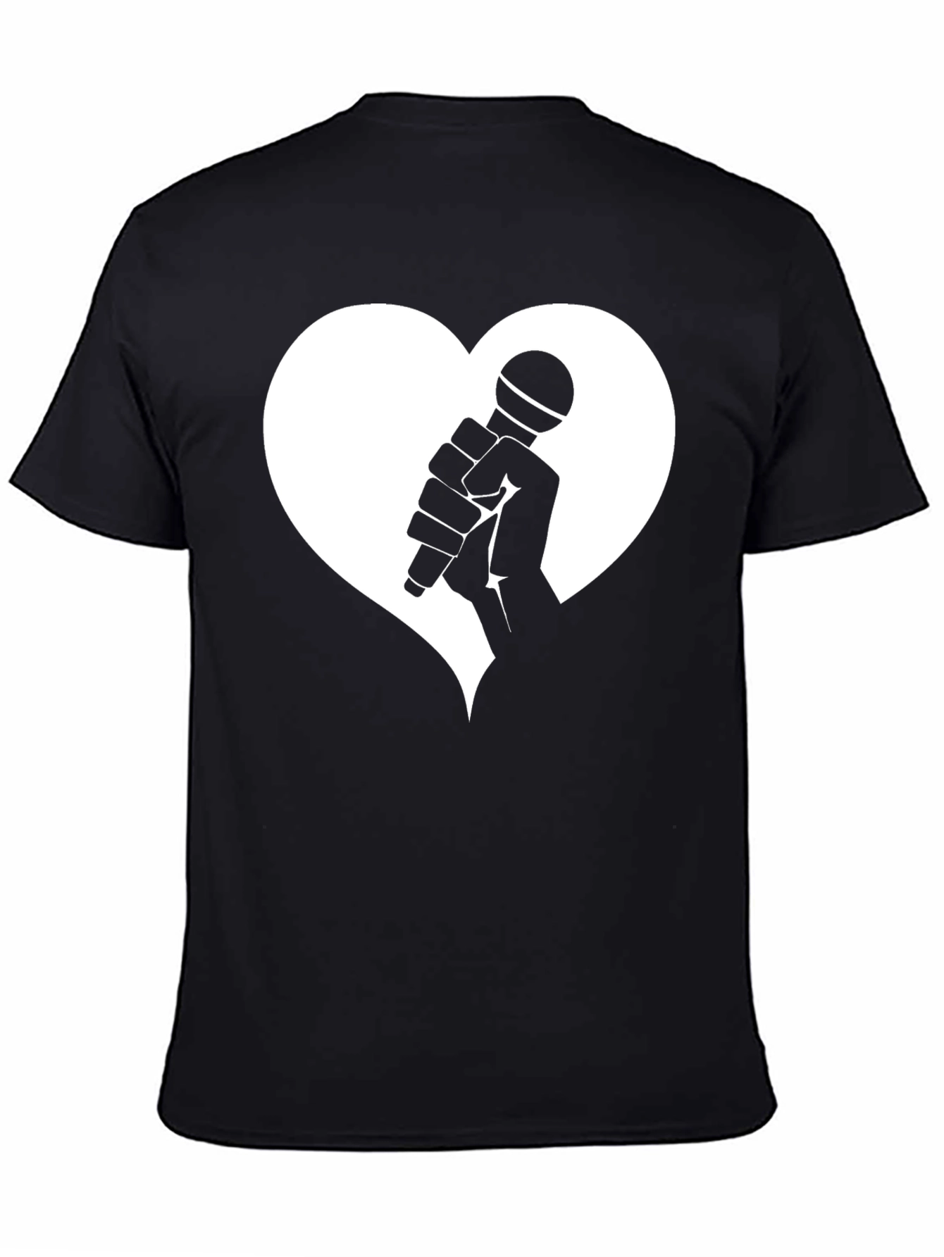 Heart & Mic Graphic T-Shirt