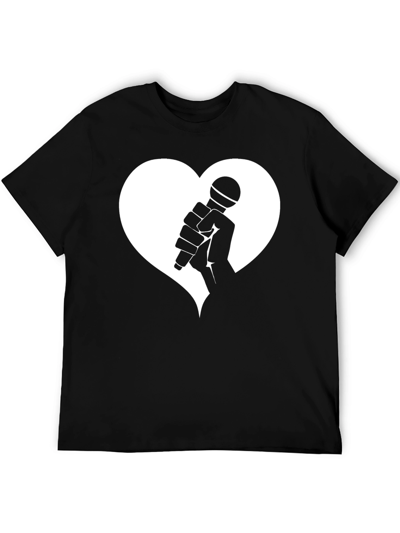 Heart & Mic Graphic T-Shirt