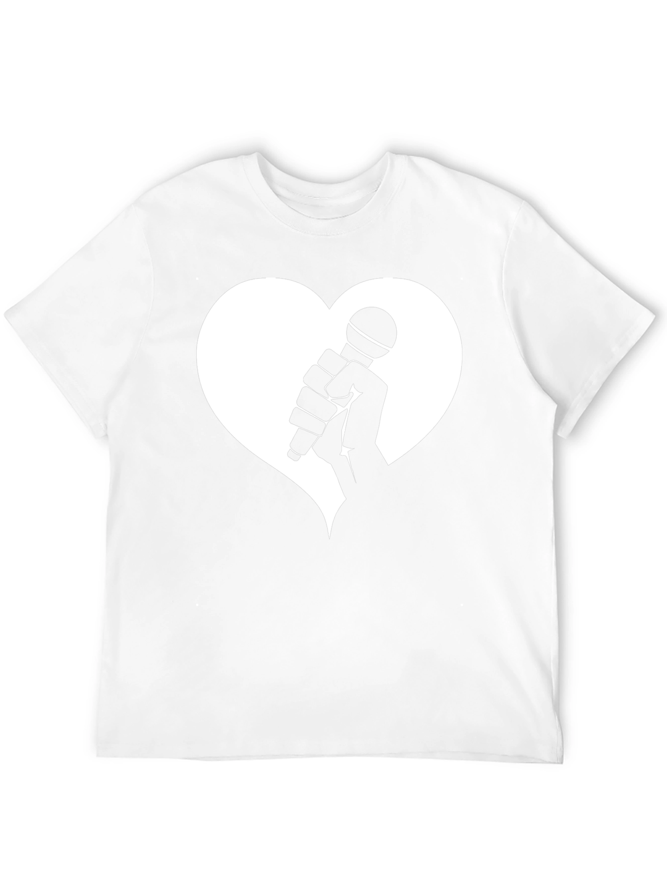 Heart & Mic Graphic T-Shirt