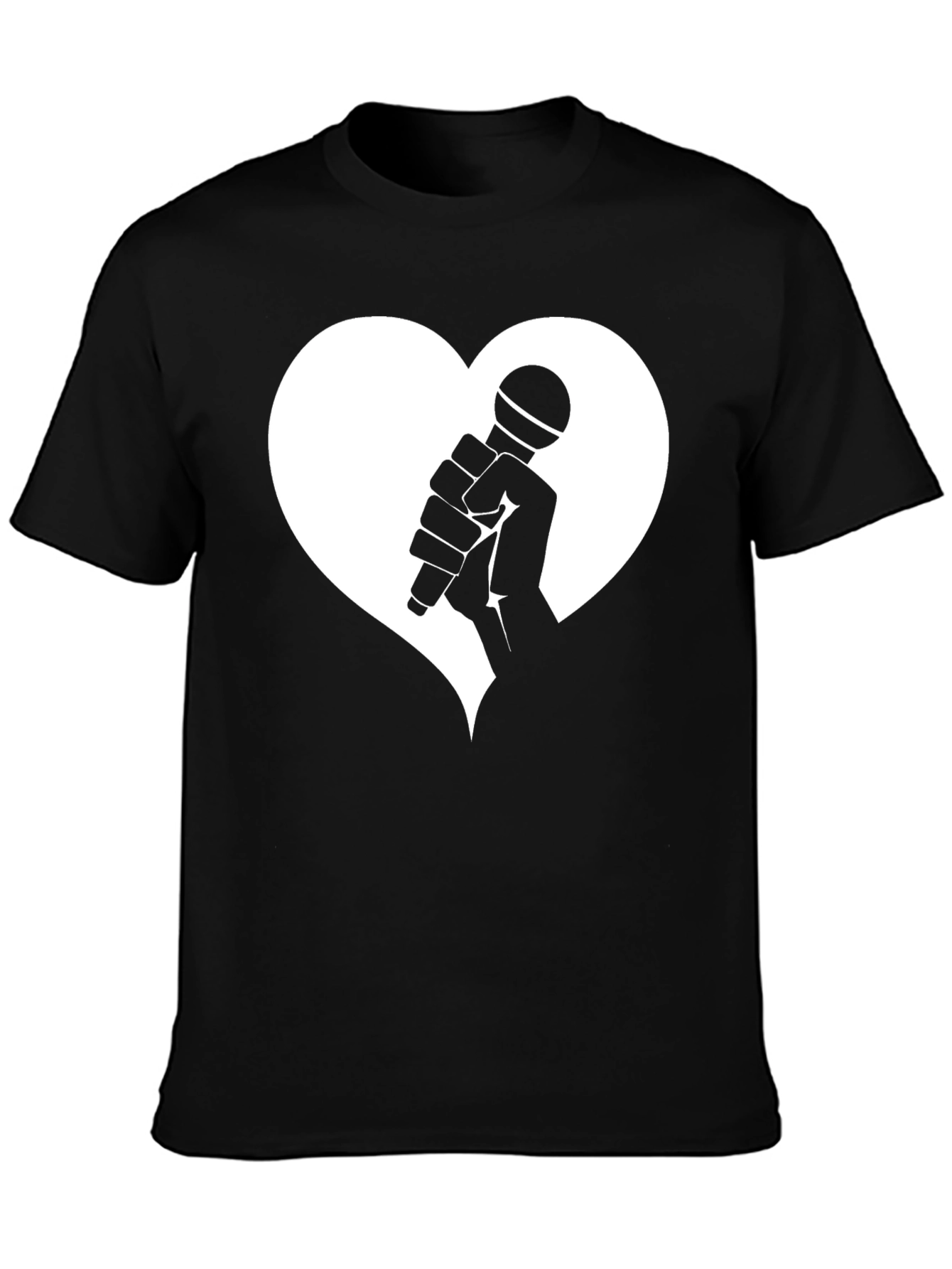 Heart & Mic Graphic T-Shirt